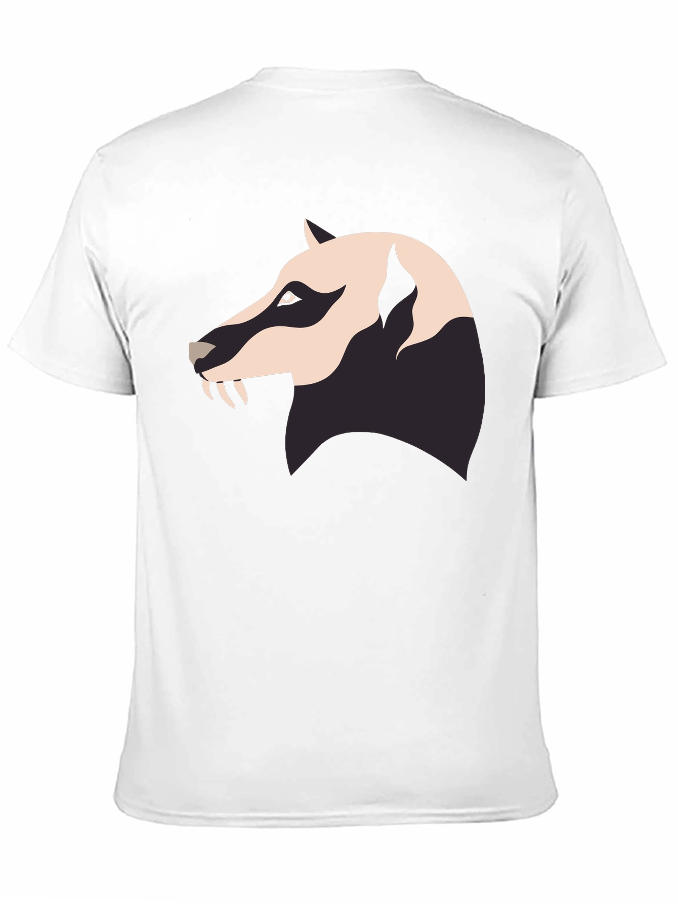 Badger Graphic Tee - Mens Black Crew Neck