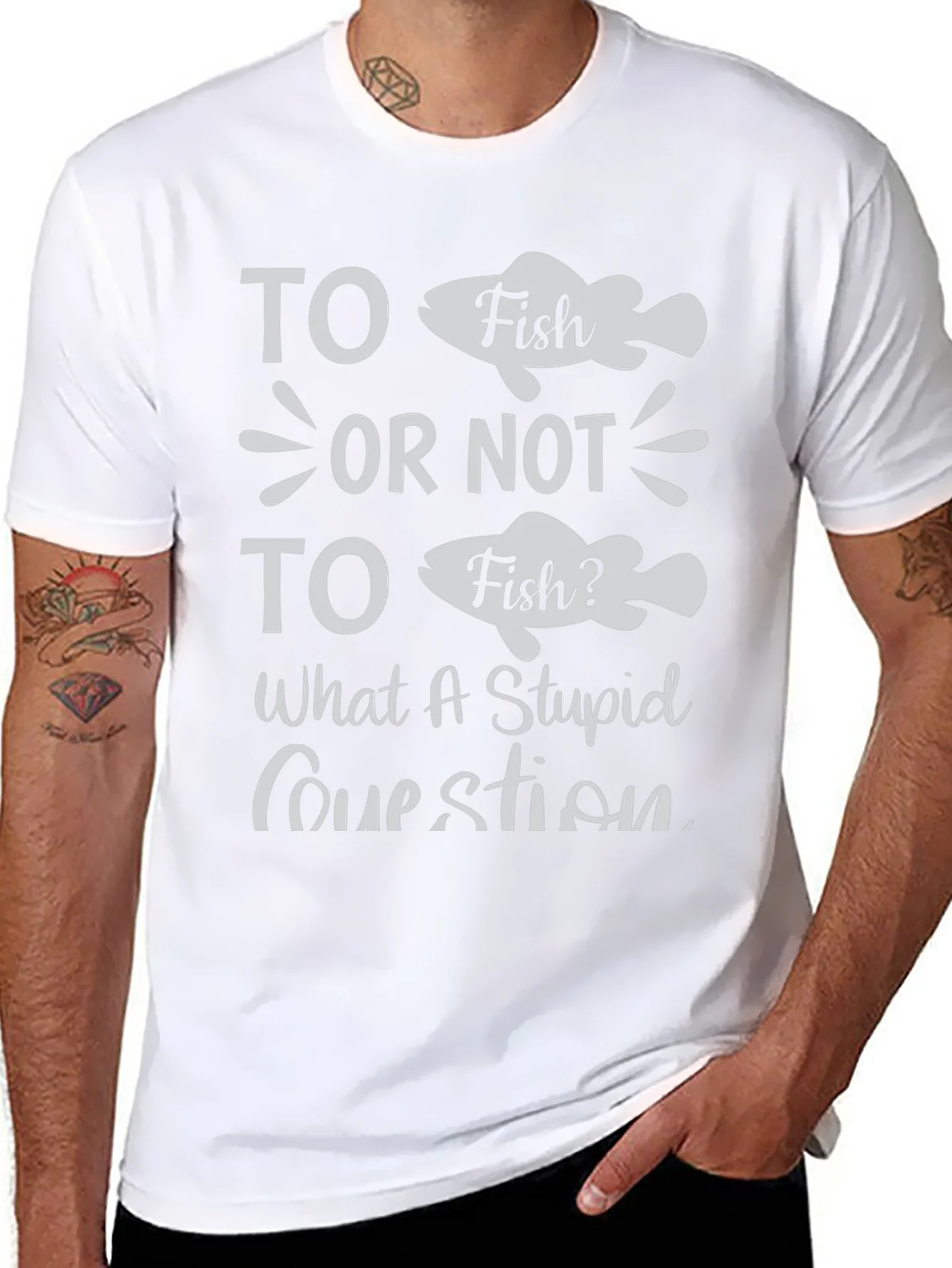 Funny Fishing T-Shirt - To Fish or Not to Fish?