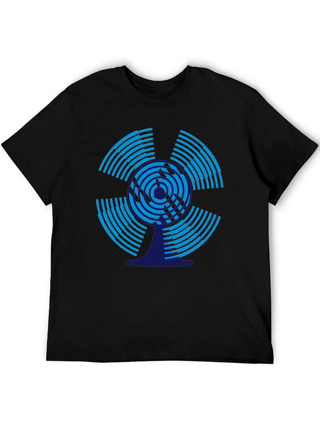 Abstract Graphic Tee - Modern Black T-Shirt