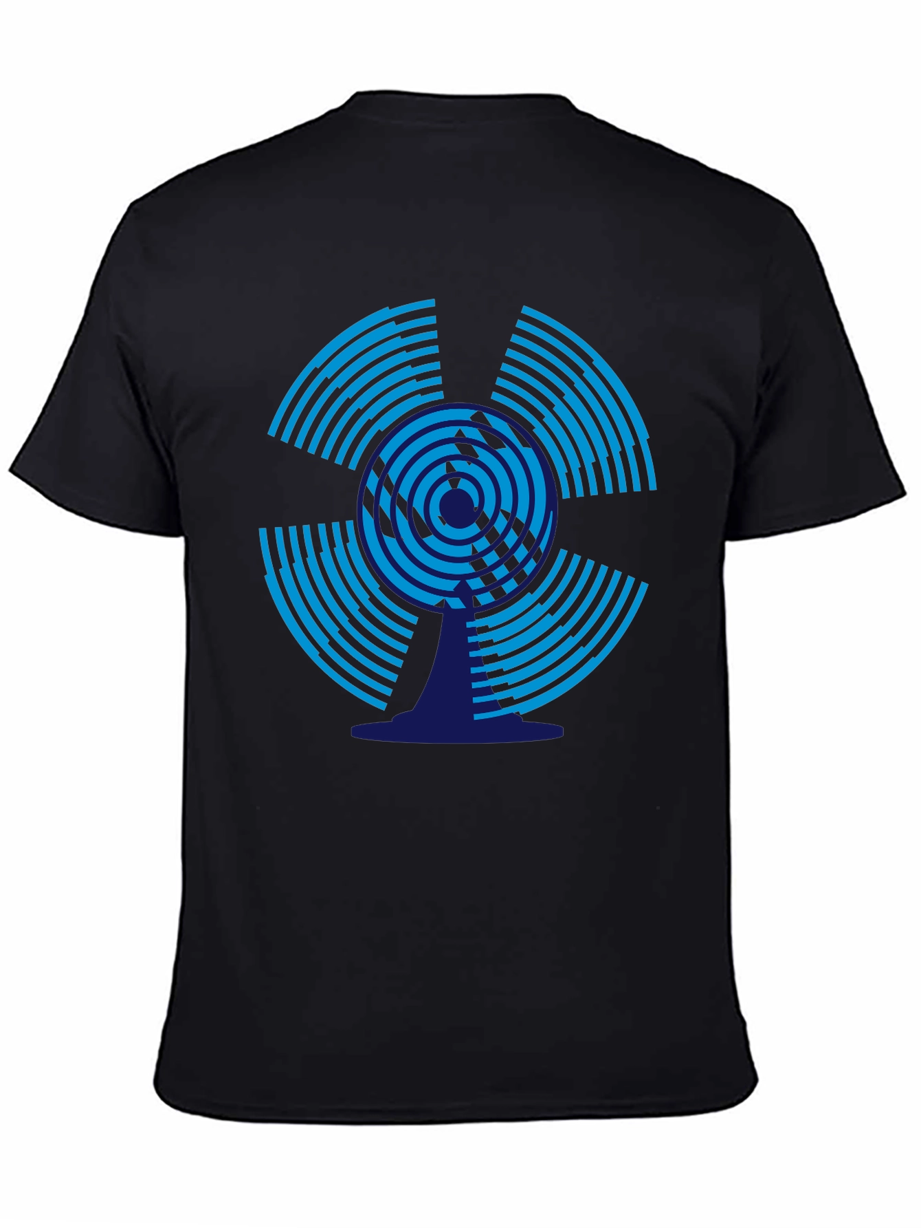 Abstract Graphic Tee - Modern Black T-Shirt