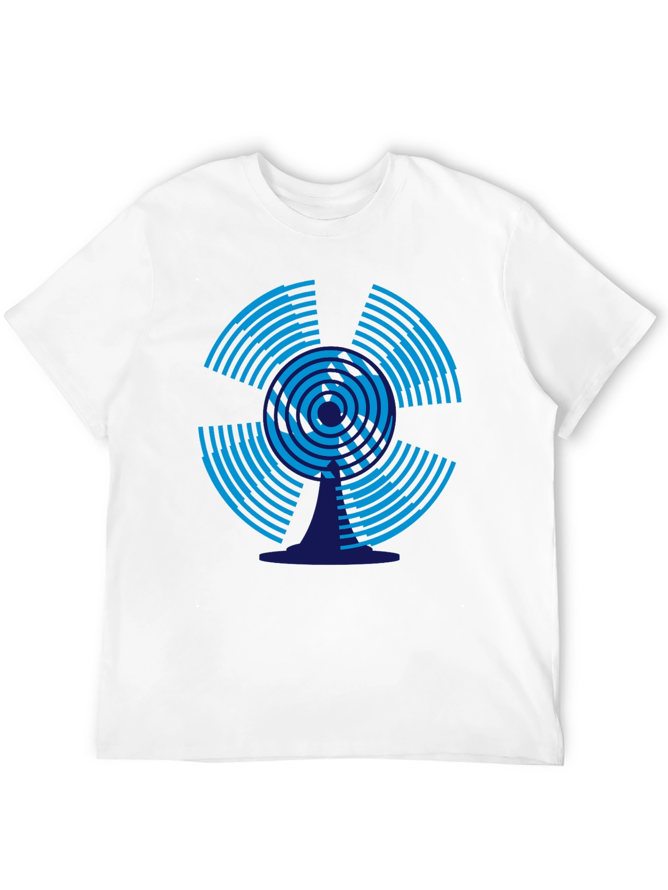 Abstract Graphic Tee - Modern Black T-Shirt