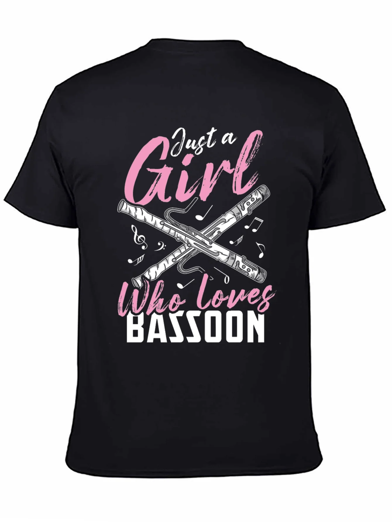 Bassoon Girl T-Shirt - Music Lover Tee