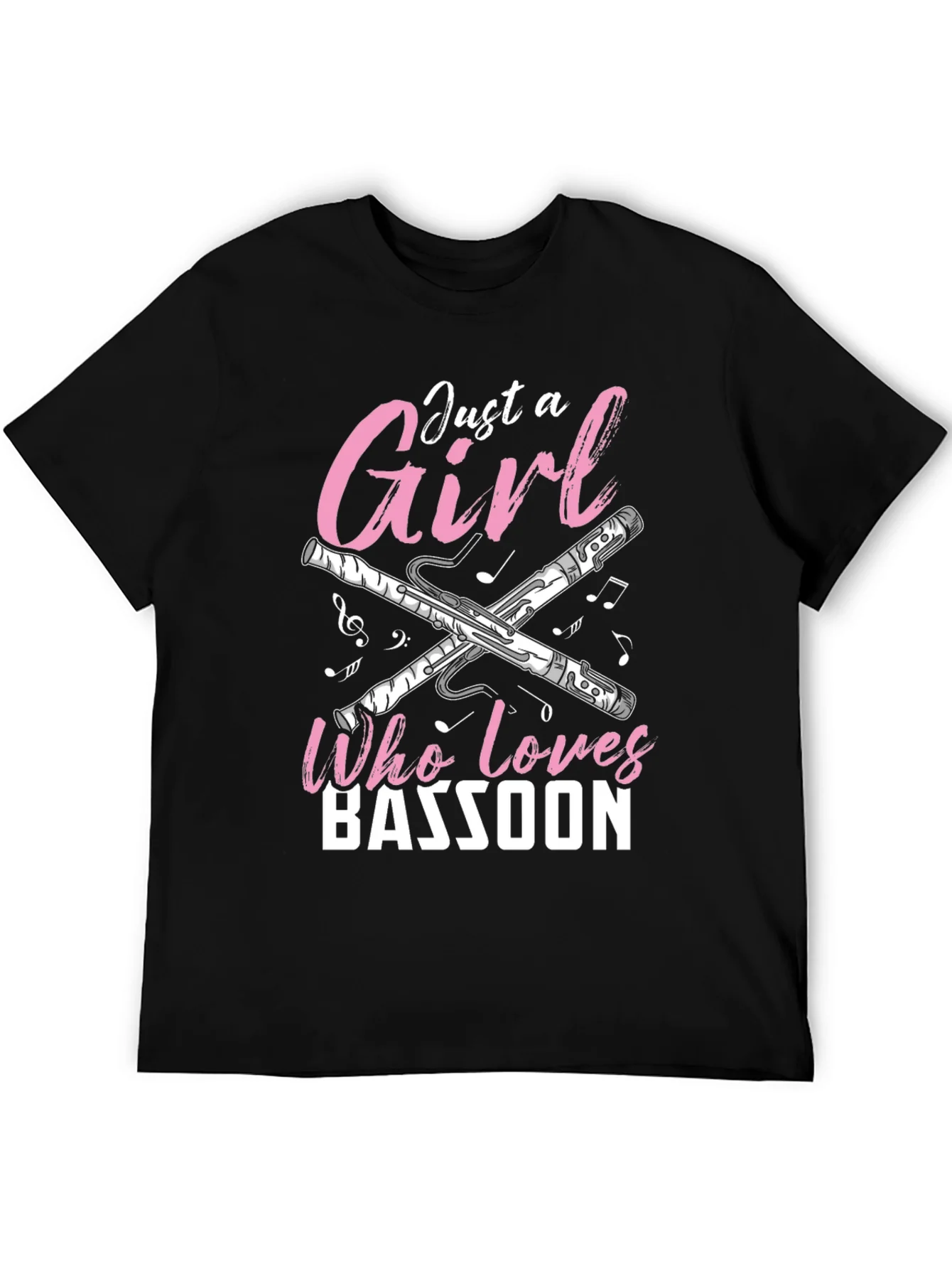 Bassoon Girl T-Shirt - Music Lover Tee