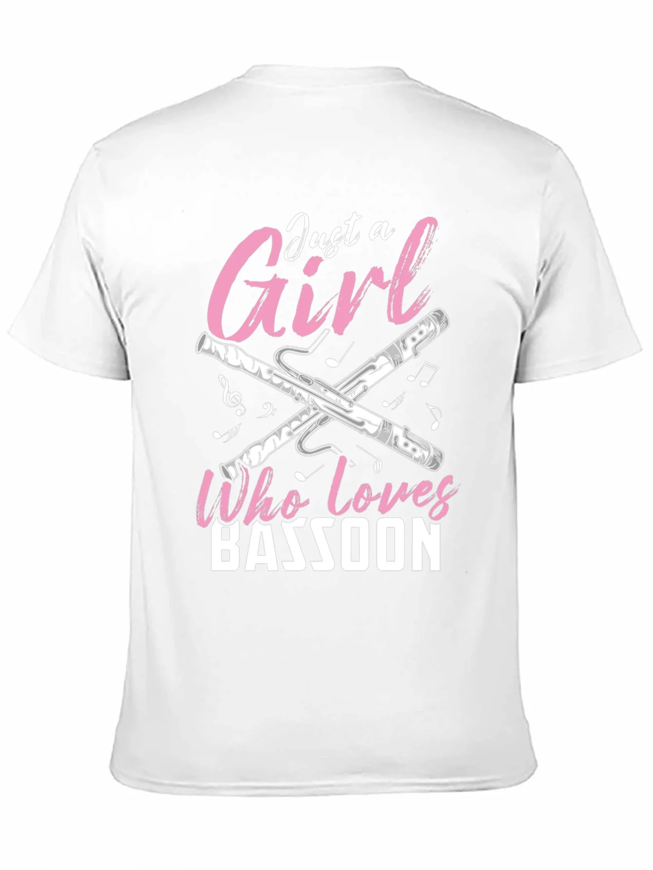 Bassoon Girl T-Shirt - Music Lover Tee