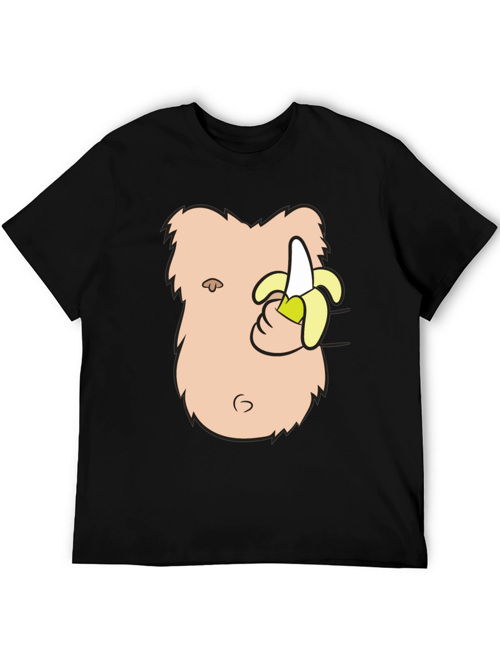 Funny Banana Eating Gorilla T-Shirt