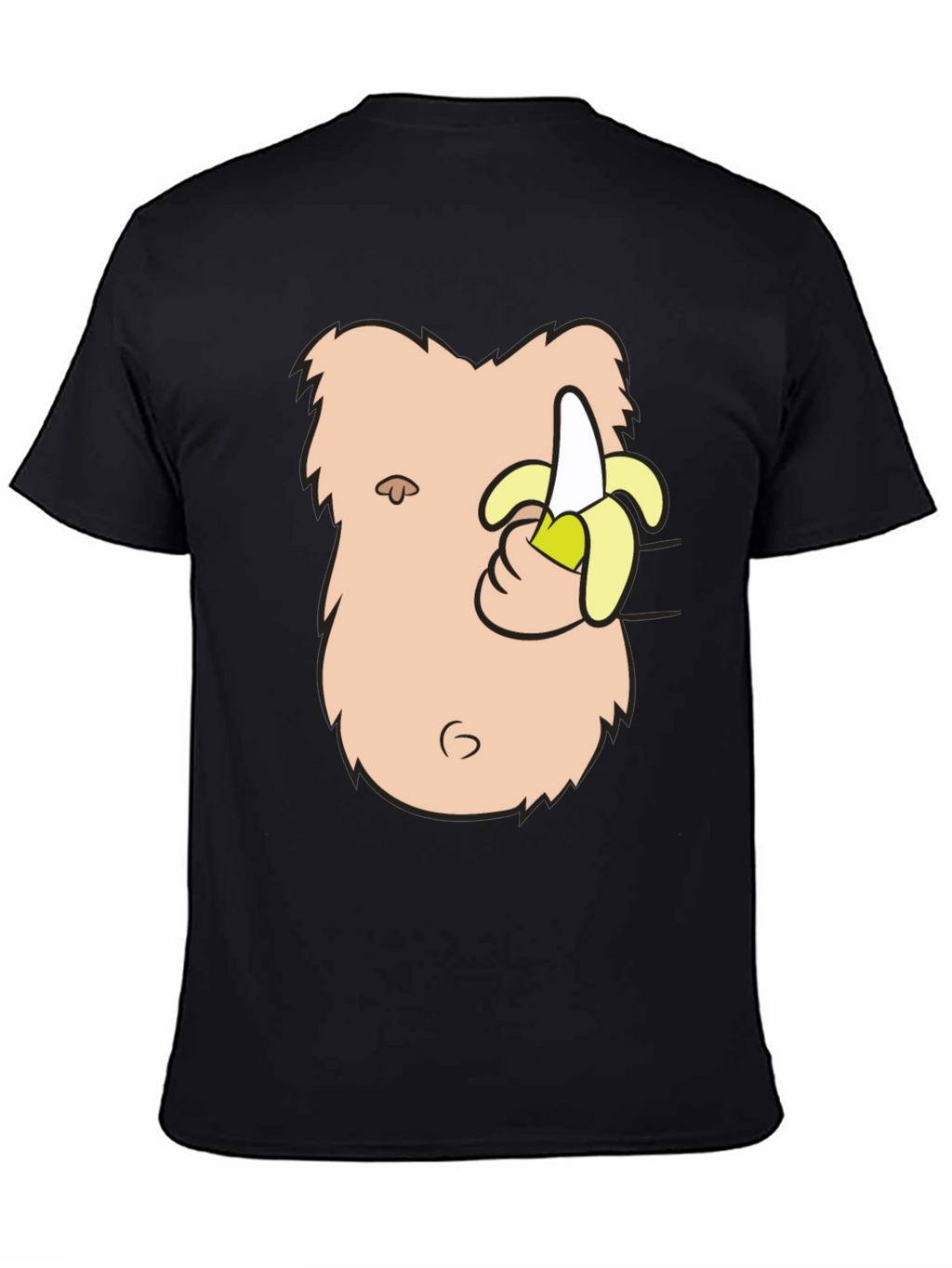 Funny Banana Eating Gorilla T-Shirt
