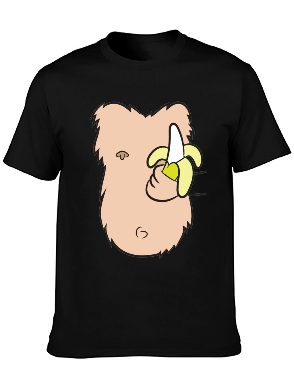 Funny Banana Eating Gorilla T-Shirt