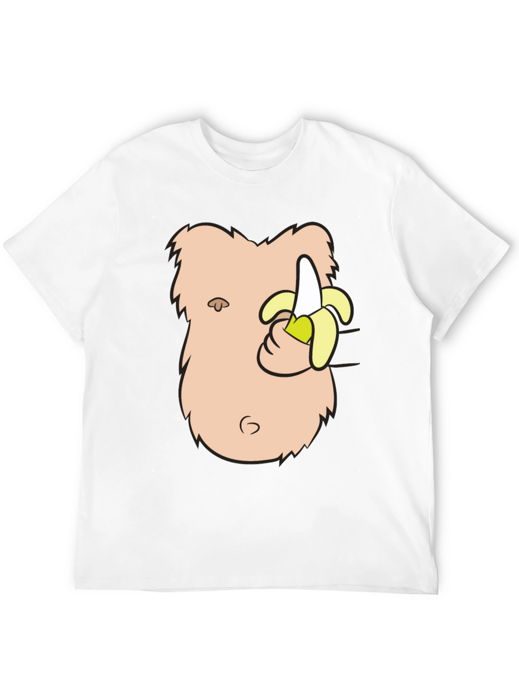 Funny Banana Eating Gorilla T-Shirt