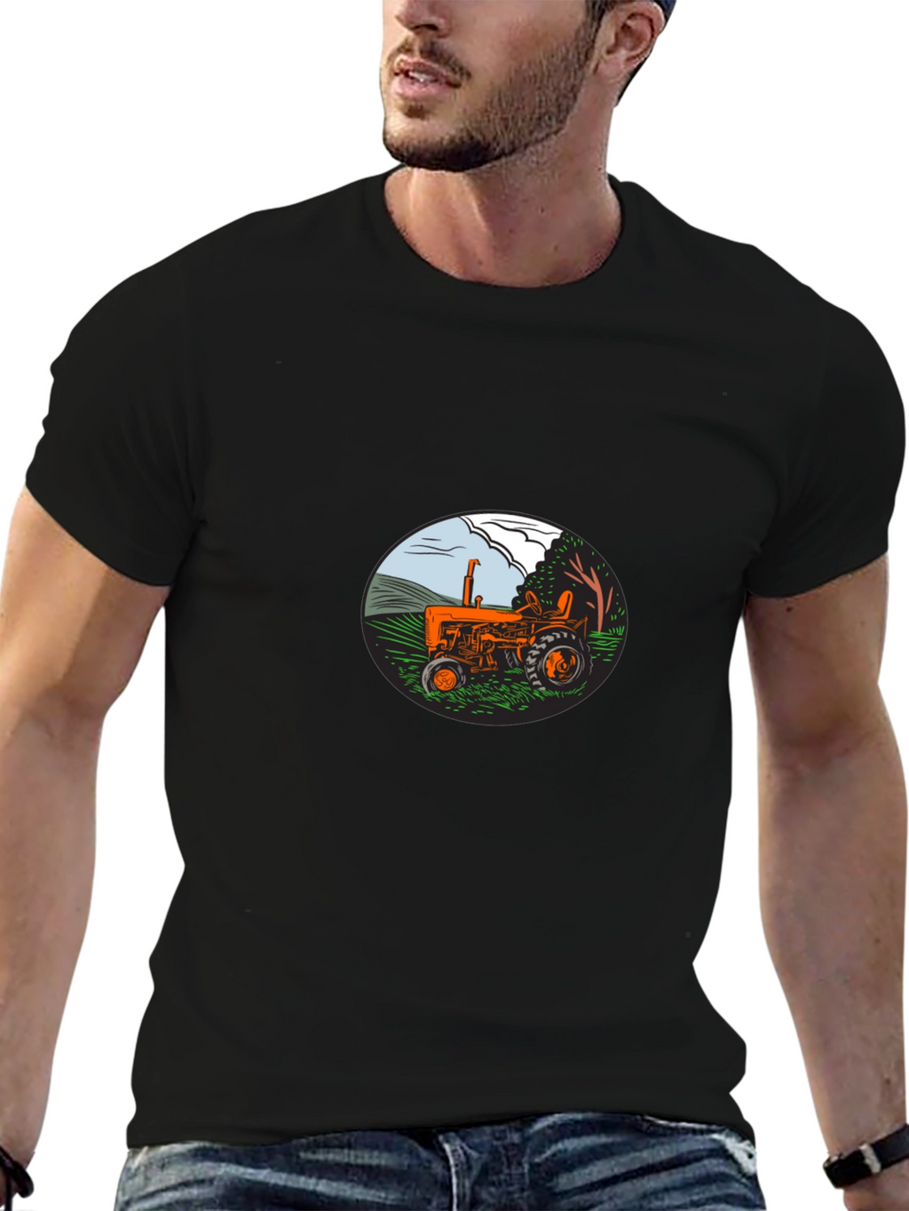 Tractor Graphic Tee - Farm Life Shirt