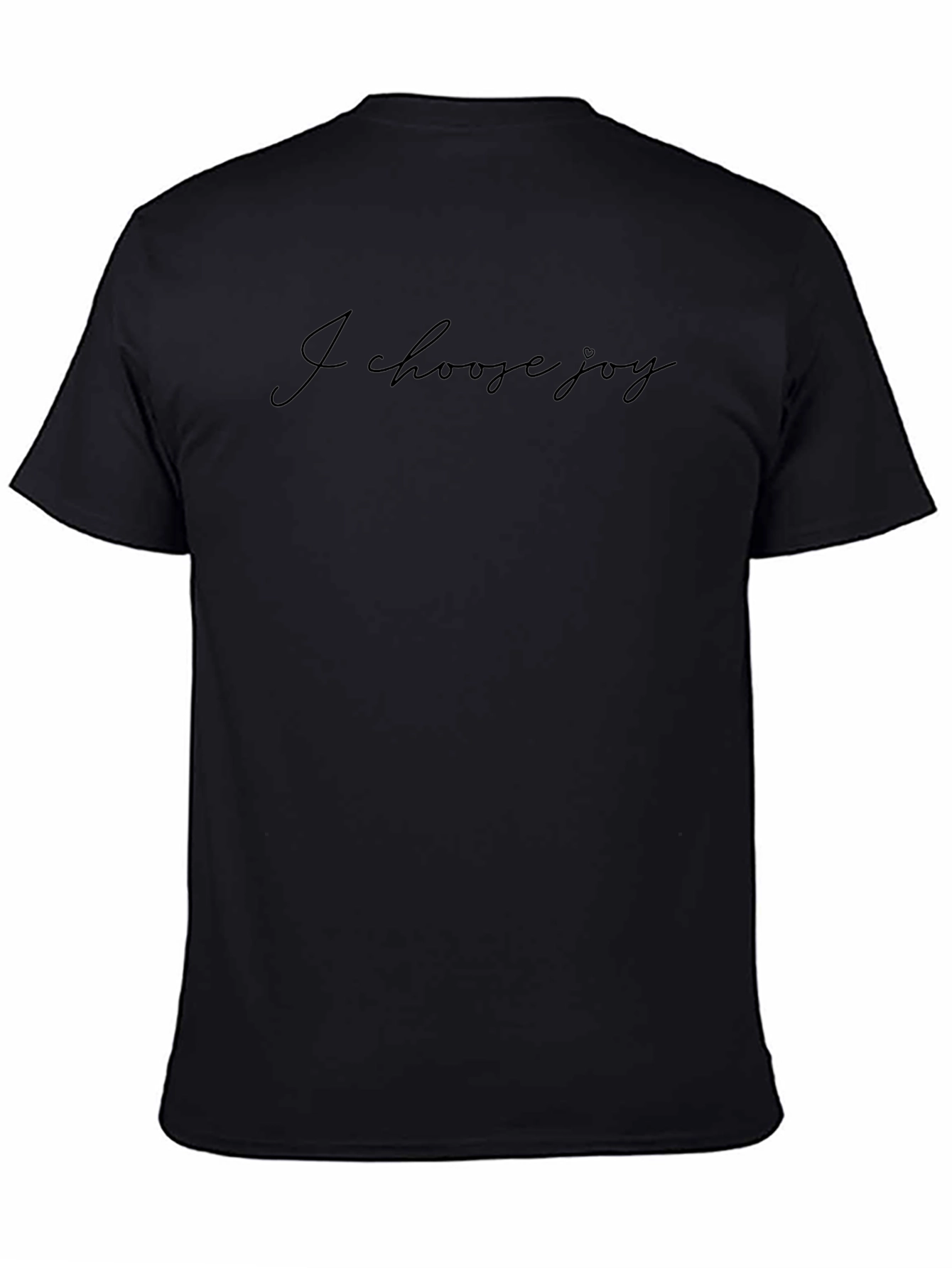 I Choose Joy Black T-Shirt - Inspirational