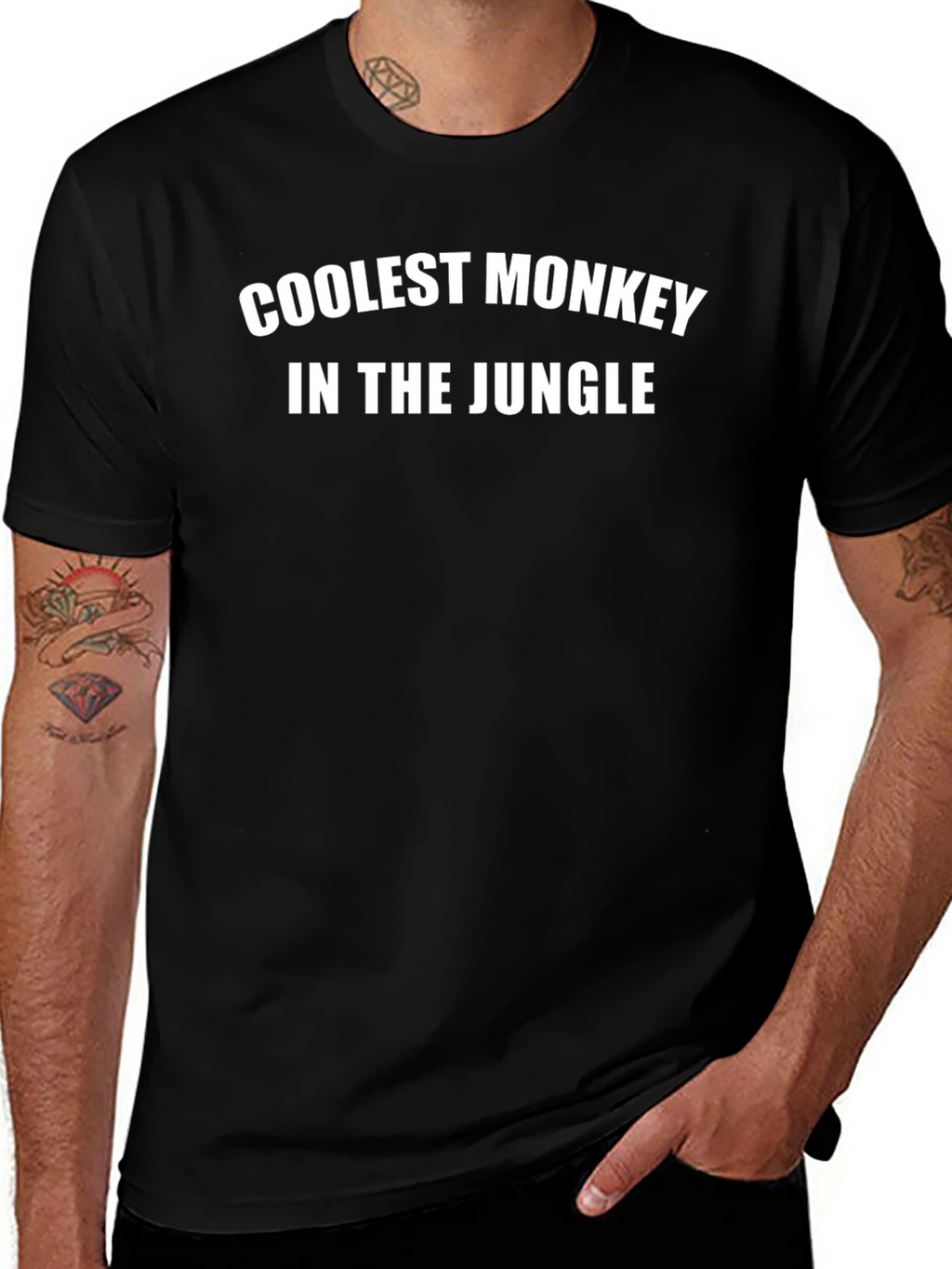 Coolest Monkey in the Jungle Graphic T-Shirt