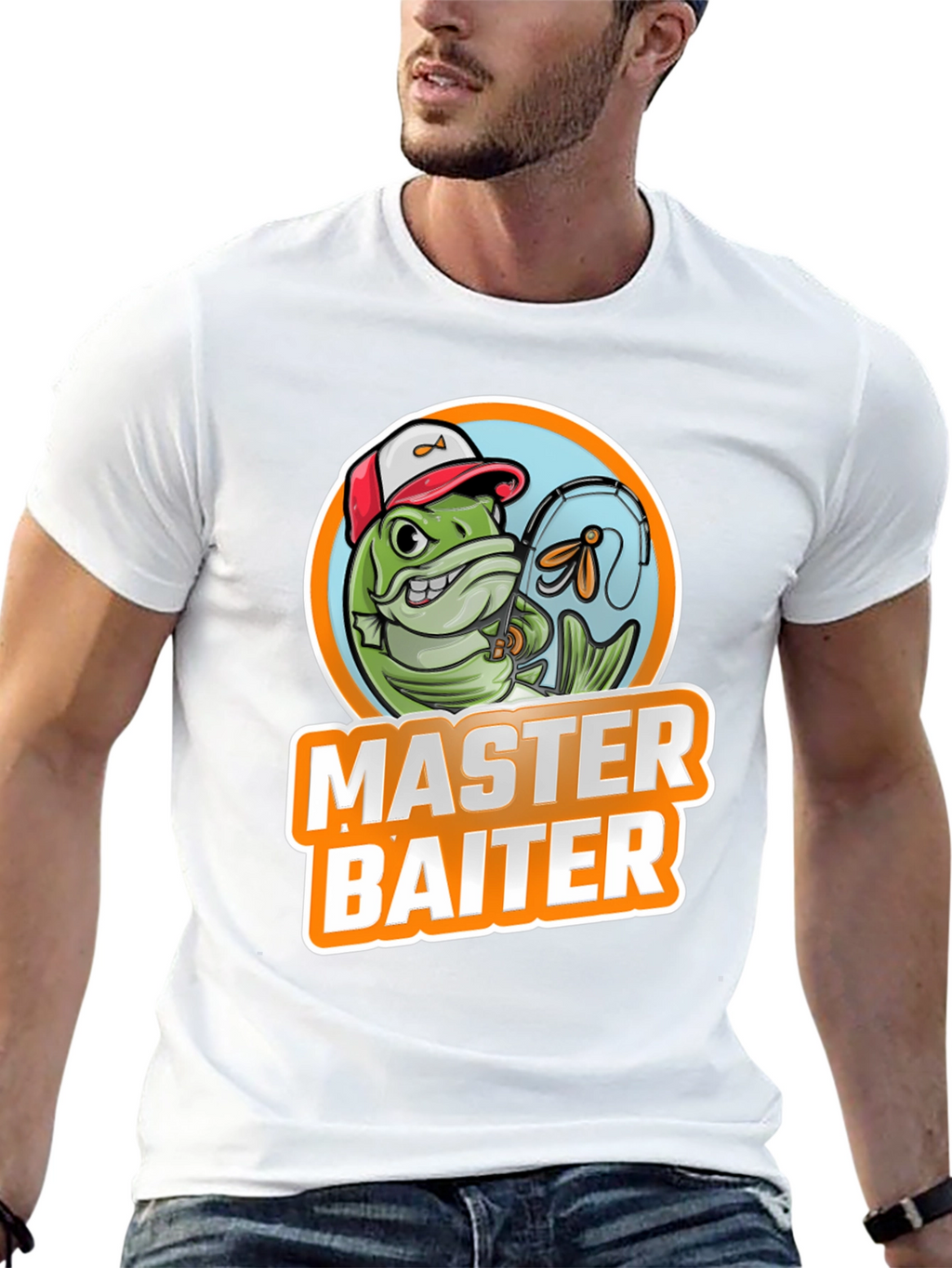 Master Baiter Fishing T-Shirt - Funny Angler Tee