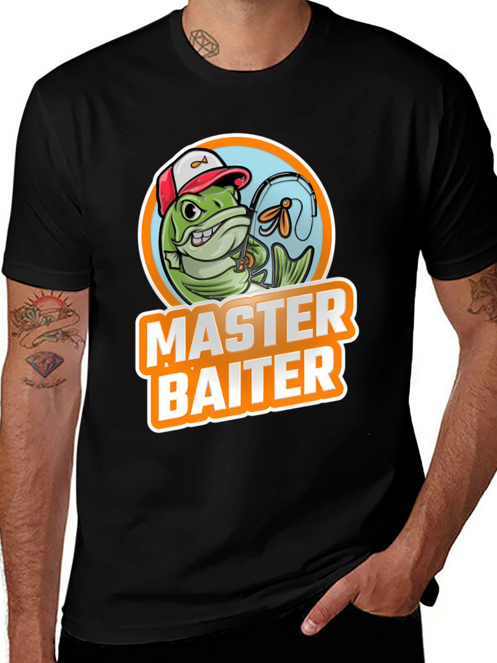 Master Baiter Fishing T-Shirt - Funny Angler Tee