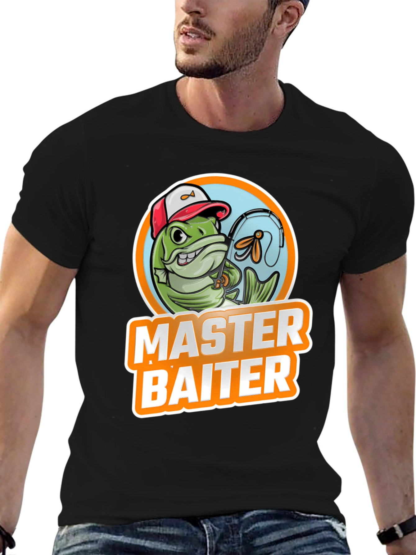 Master Baiter Fishing T-Shirt - Funny Angler Tee