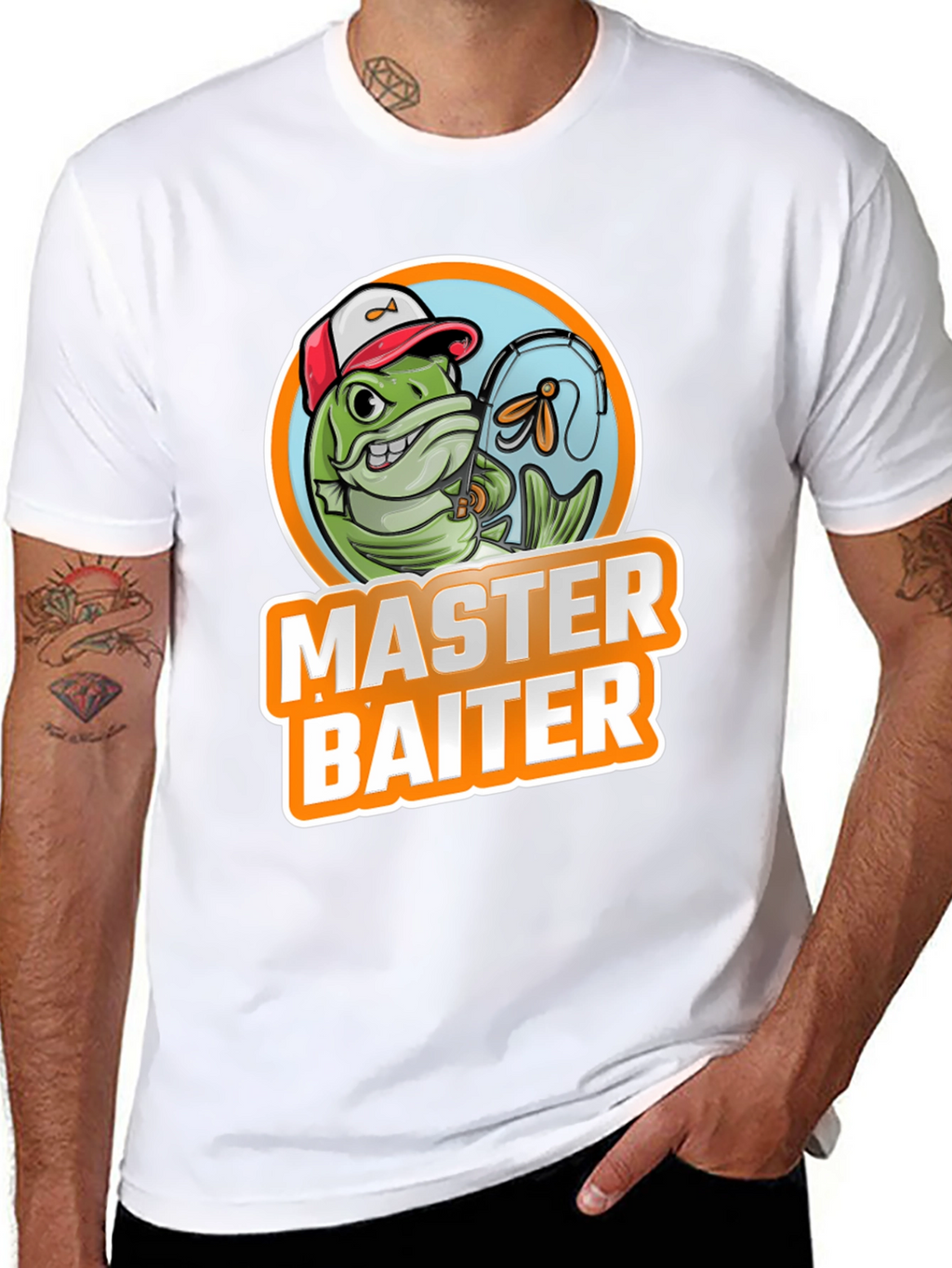 Master Baiter Fishing T-Shirt - Funny Angler Tee