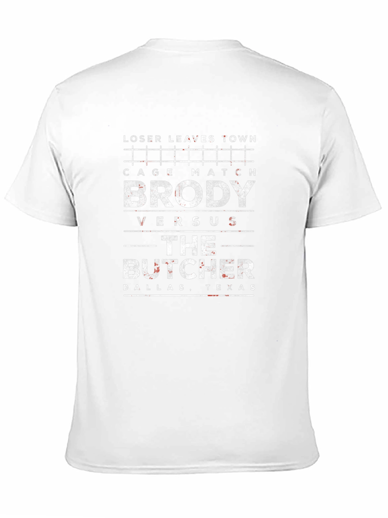 Brody vs Butcher Cage Match T-Shirt