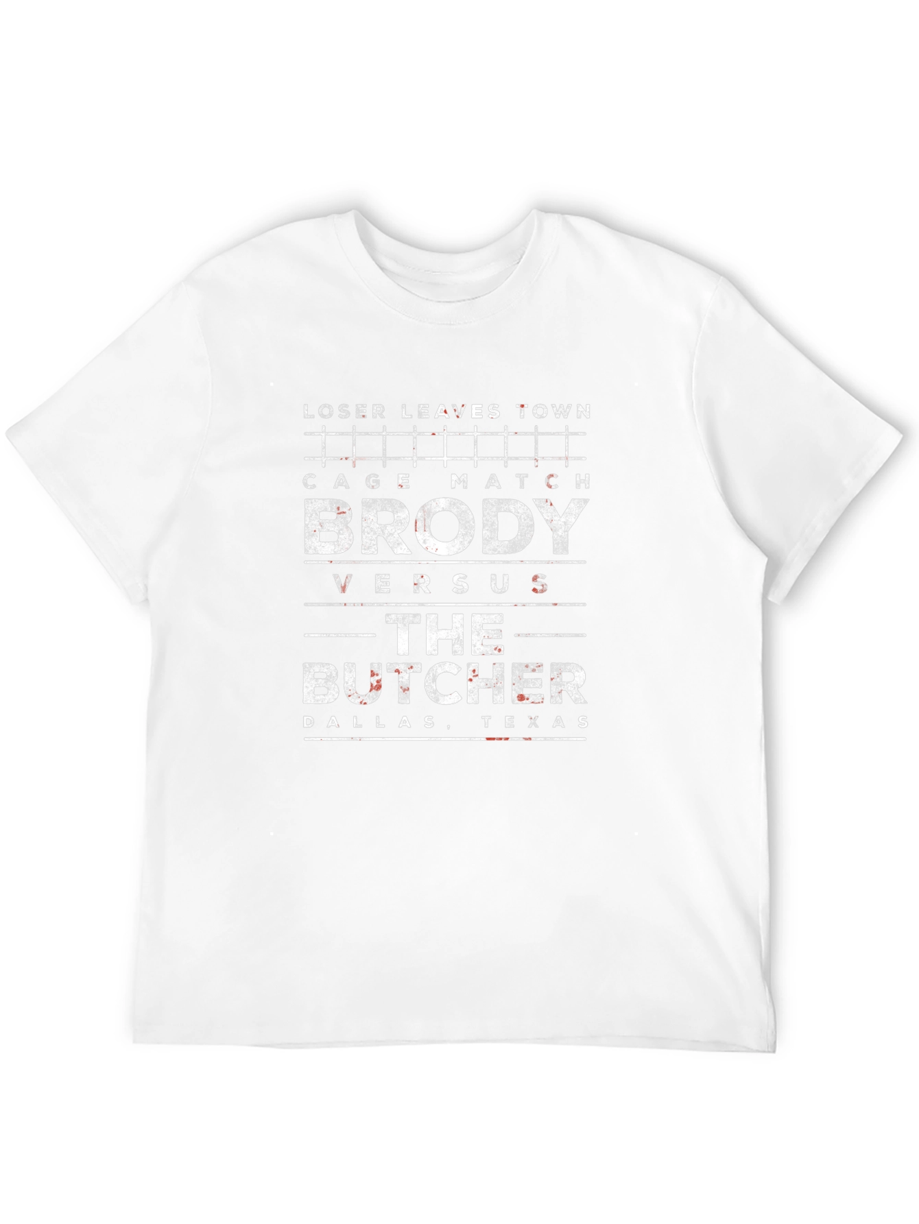 Brody vs Butcher Cage Match T-Shirt