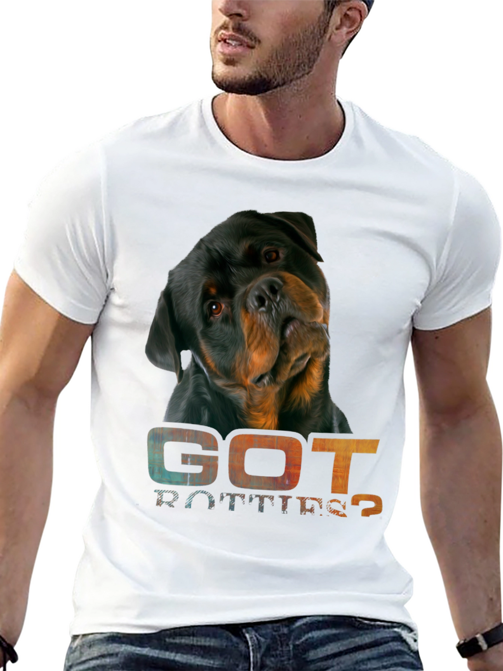 Got Rotties? Graphic Tee Rottweiler Dog T-Shirt