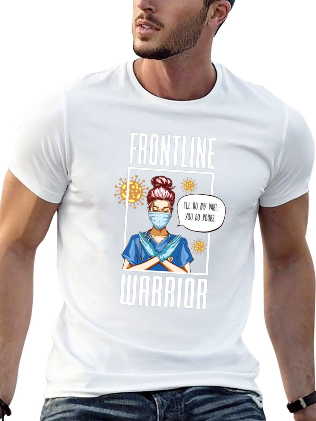 Frontline Warrior Nurse T-Shirt - Unisex
