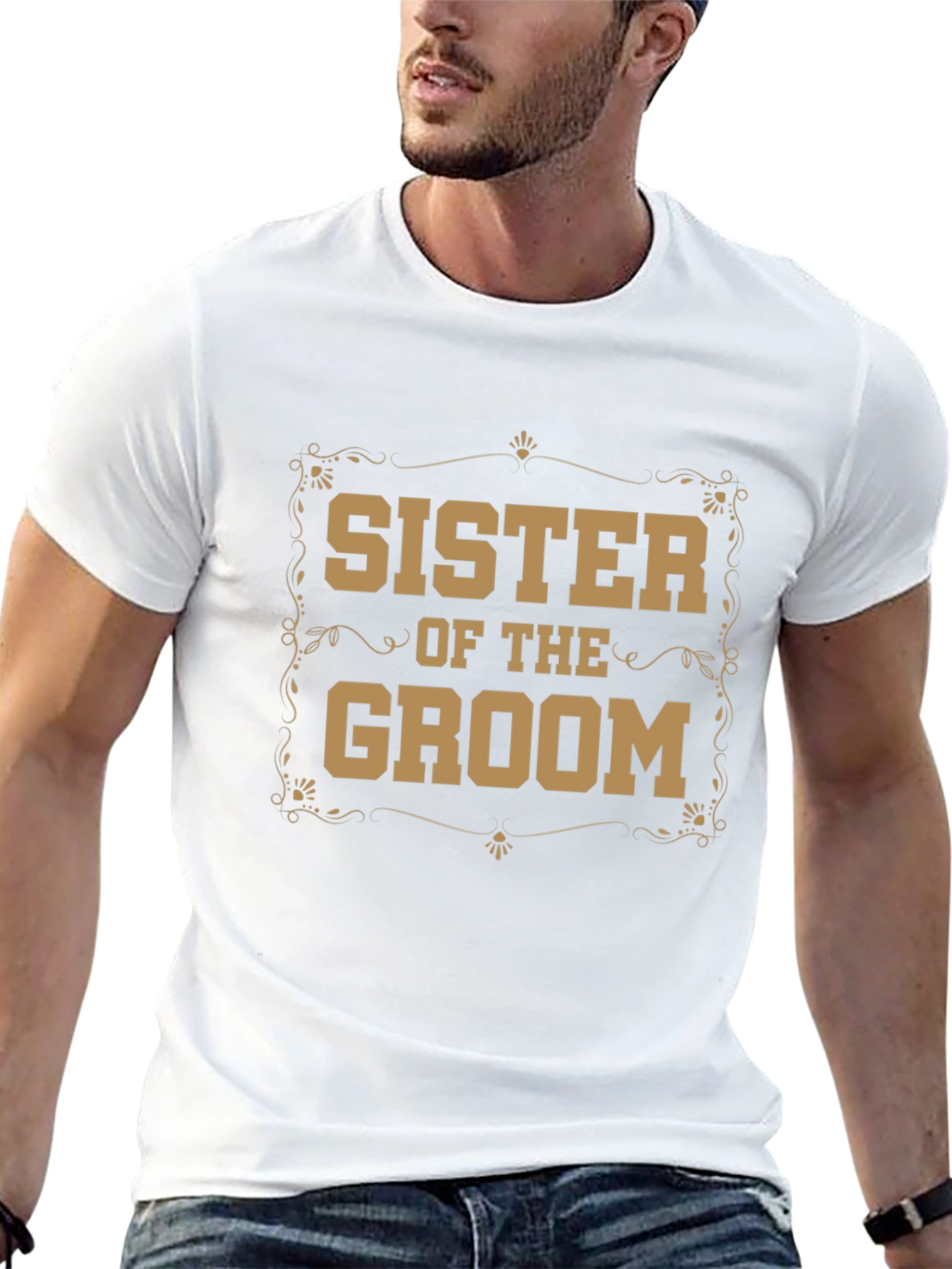 Sister of the Groom T-Shirt - Wedding Party Apparel