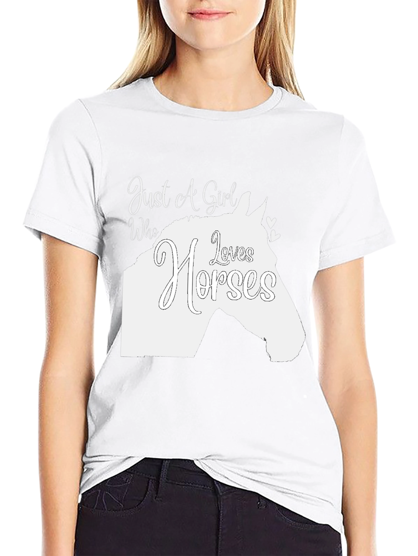 Just A Girl Who Loves Horses T-Shirt