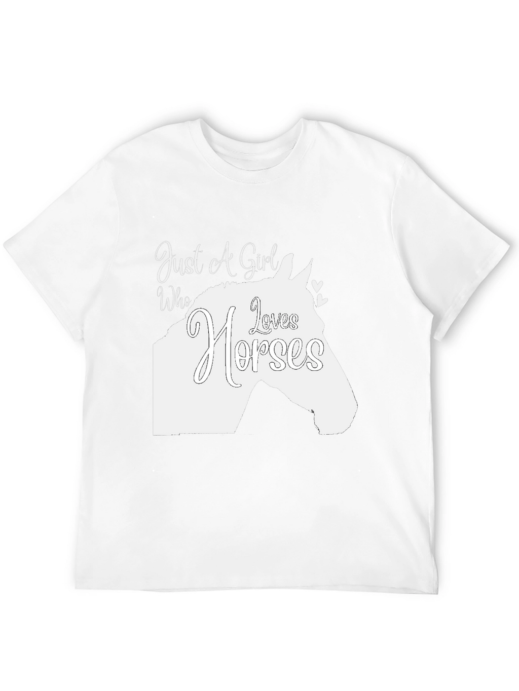 Just A Girl Who Loves Horses T-Shirt