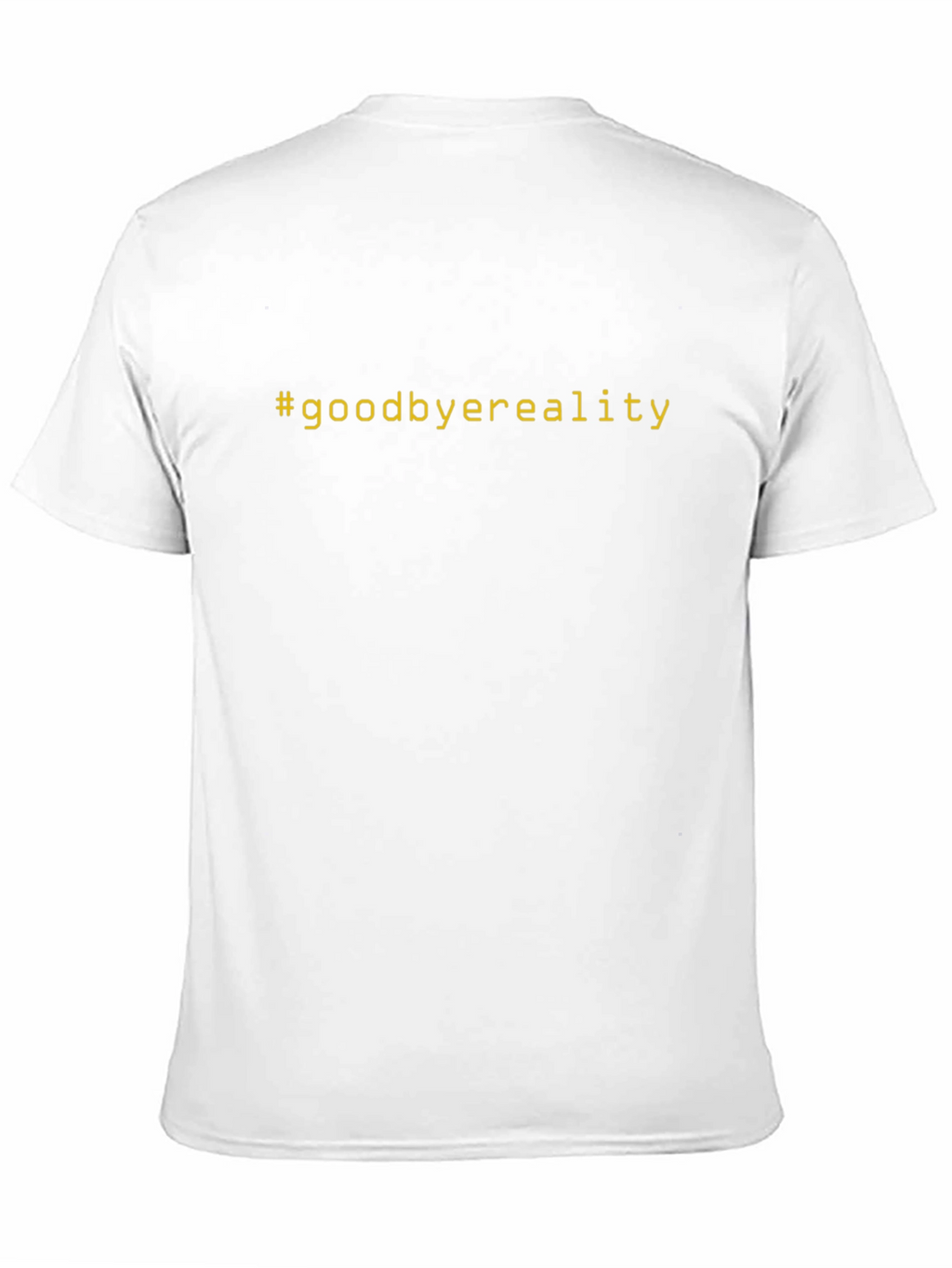 Goodbye Reality Graphic Tee - Black Cotton Comfort