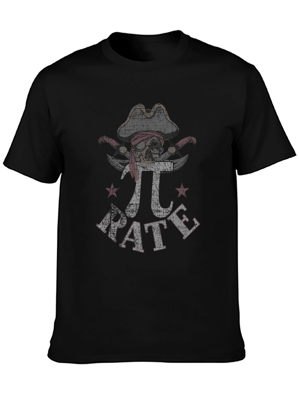 Pi Rate Pirate Pun Graphic T-Shirt