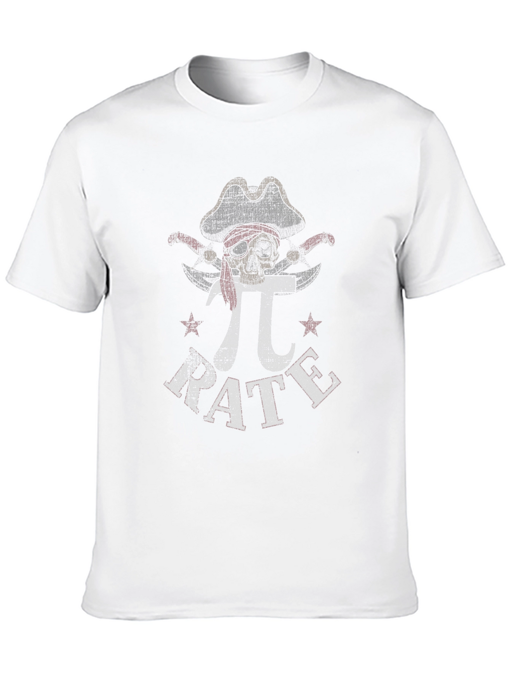 Pi Rate Pirate Pun Graphic T-Shirt