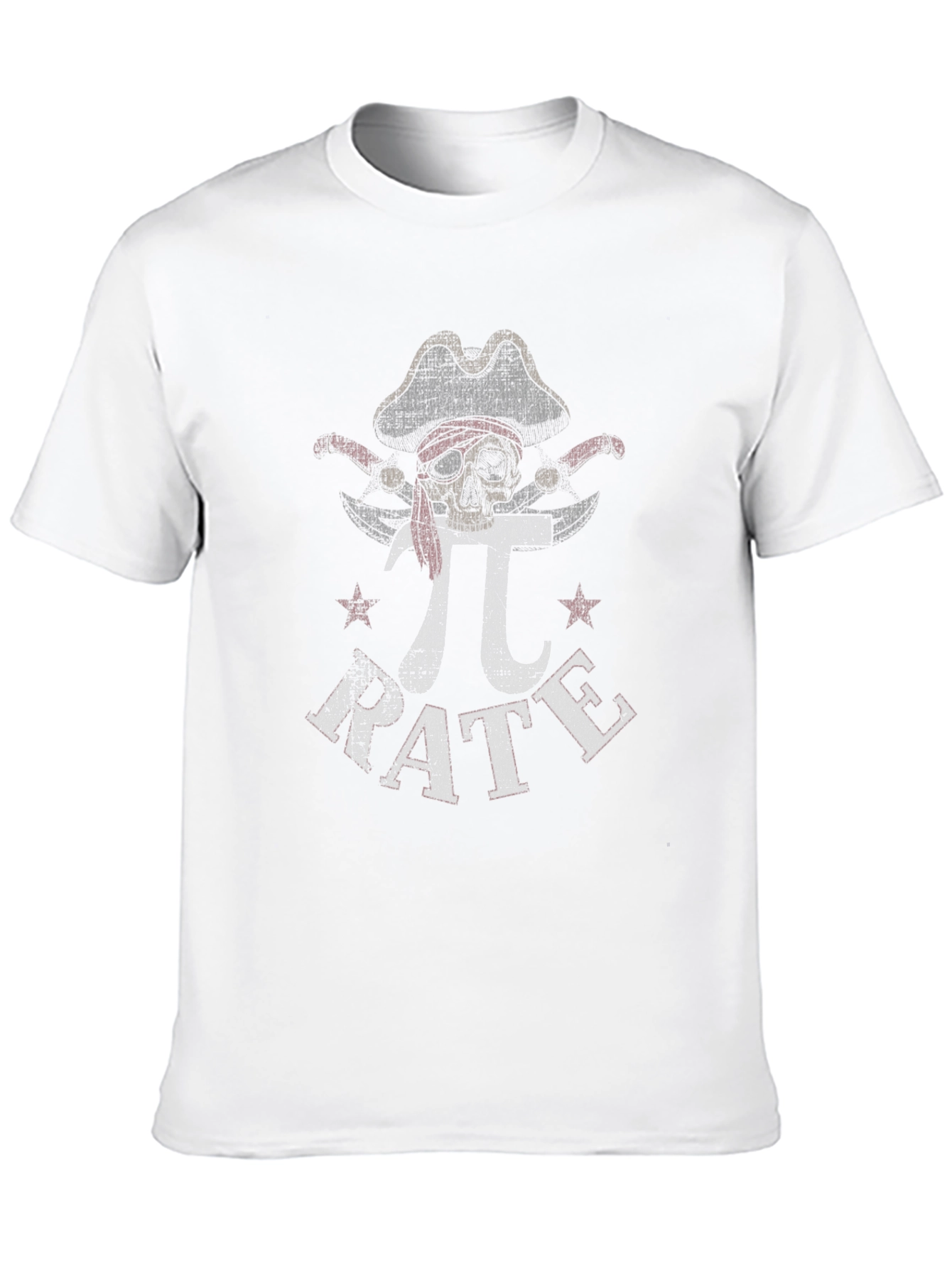 Pi Rate Pirate Pun Graphic T-Shirt