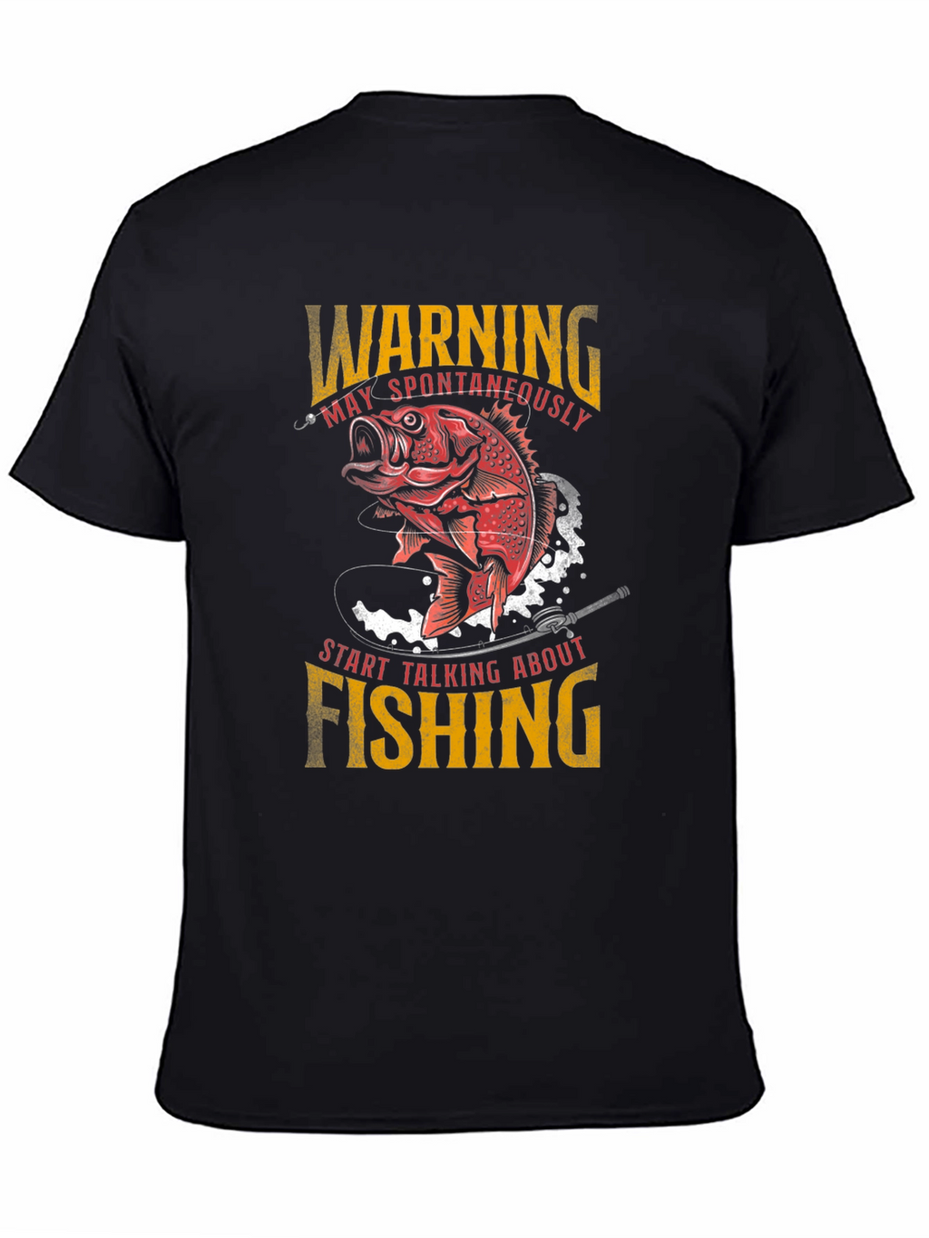 Warning Fishing T-Shirt