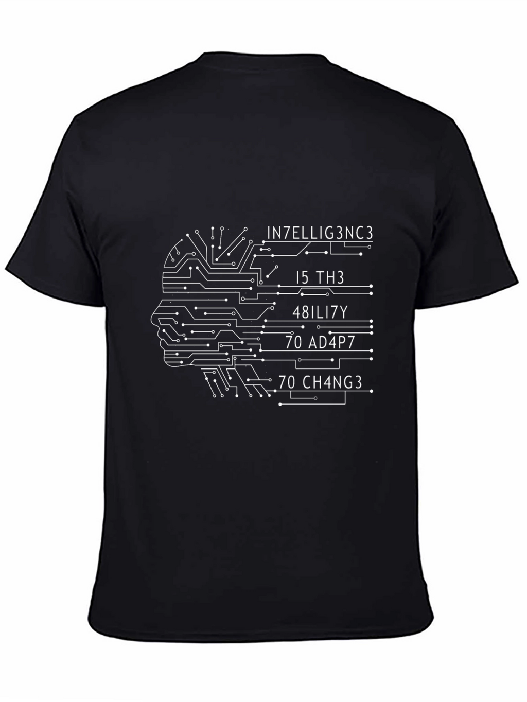 Intelligence Circuit T-Shirt - Black
