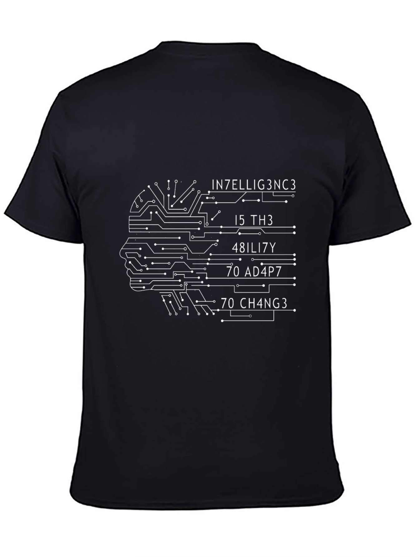 Intelligence Circuit T-Shirt - Black