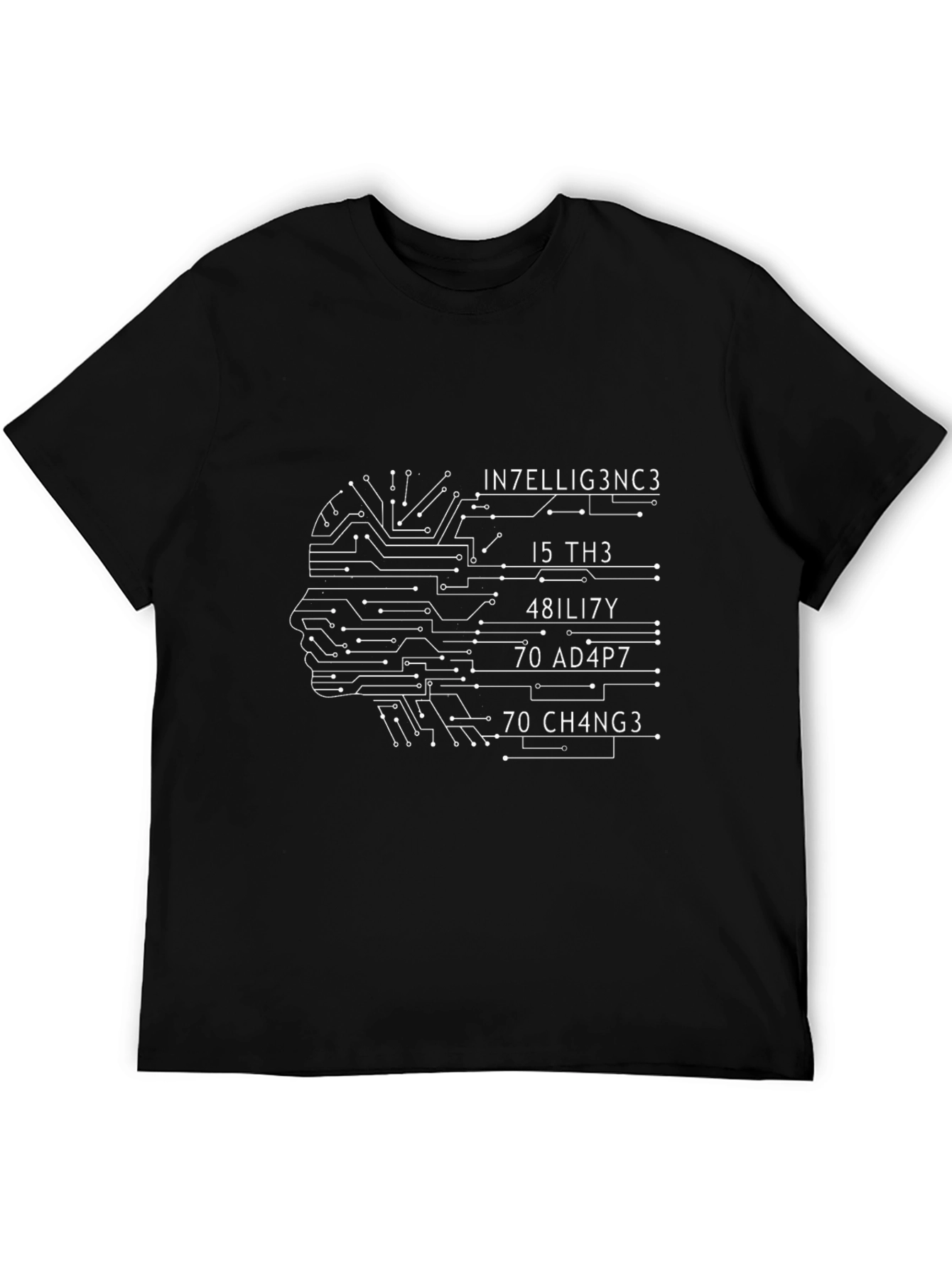 Intelligence Circuit T-Shirt - Black