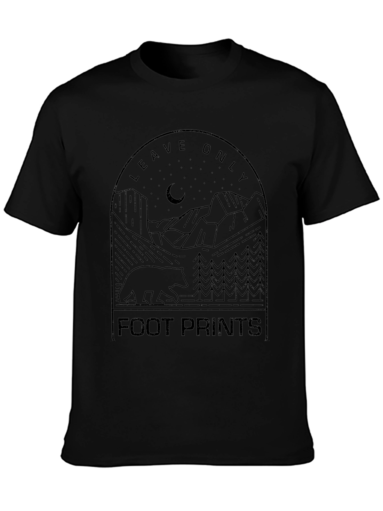 Leave Only Footprints Graphic Tee