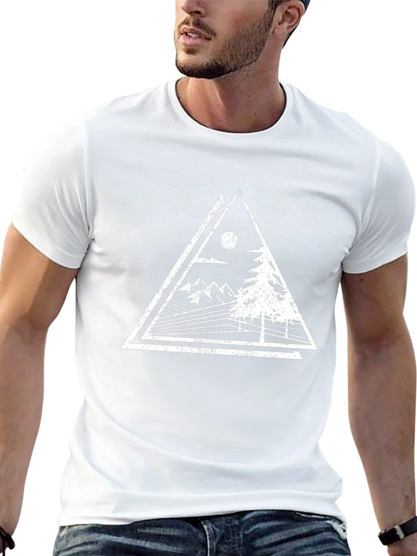 Mountain Scene Graphic Tee