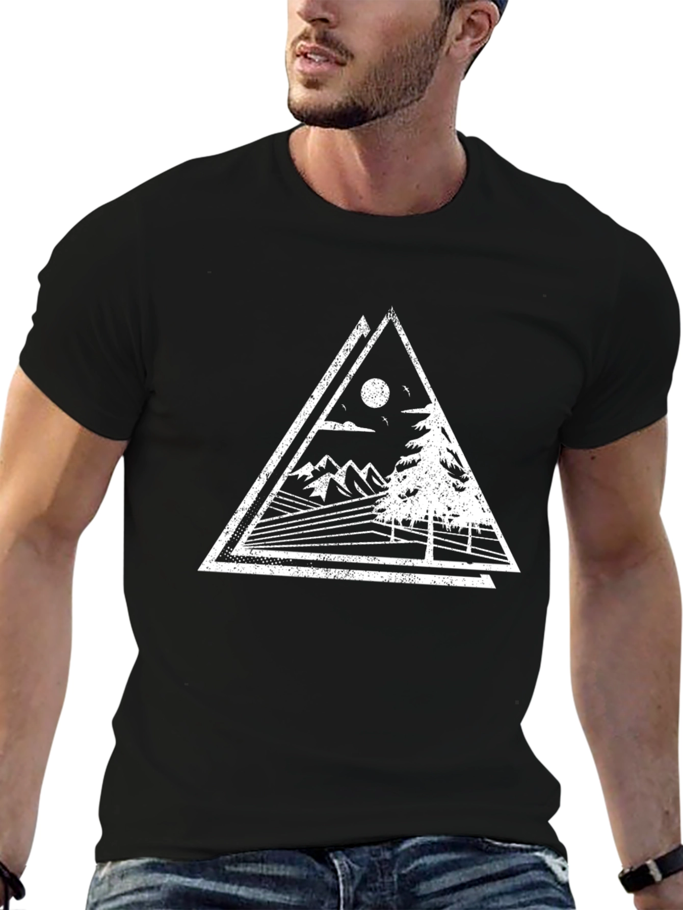 Mountain Scene Graphic Tee