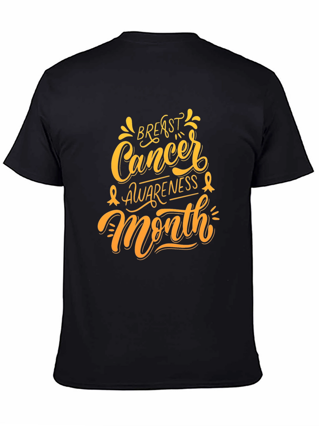 Breast Cancer Awareness Month Black T-Shirt
