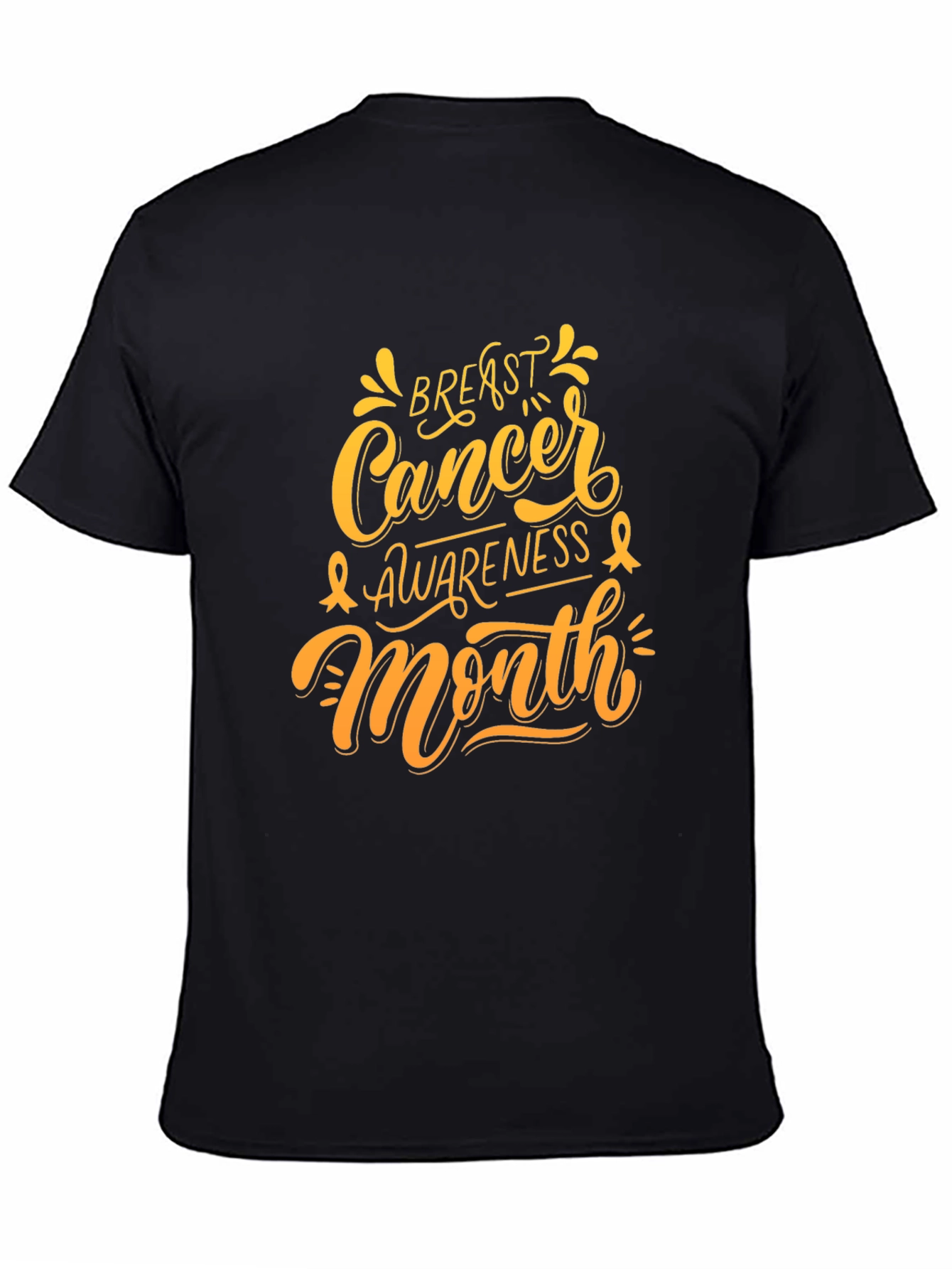 Breast Cancer Awareness Month Black T-Shirt