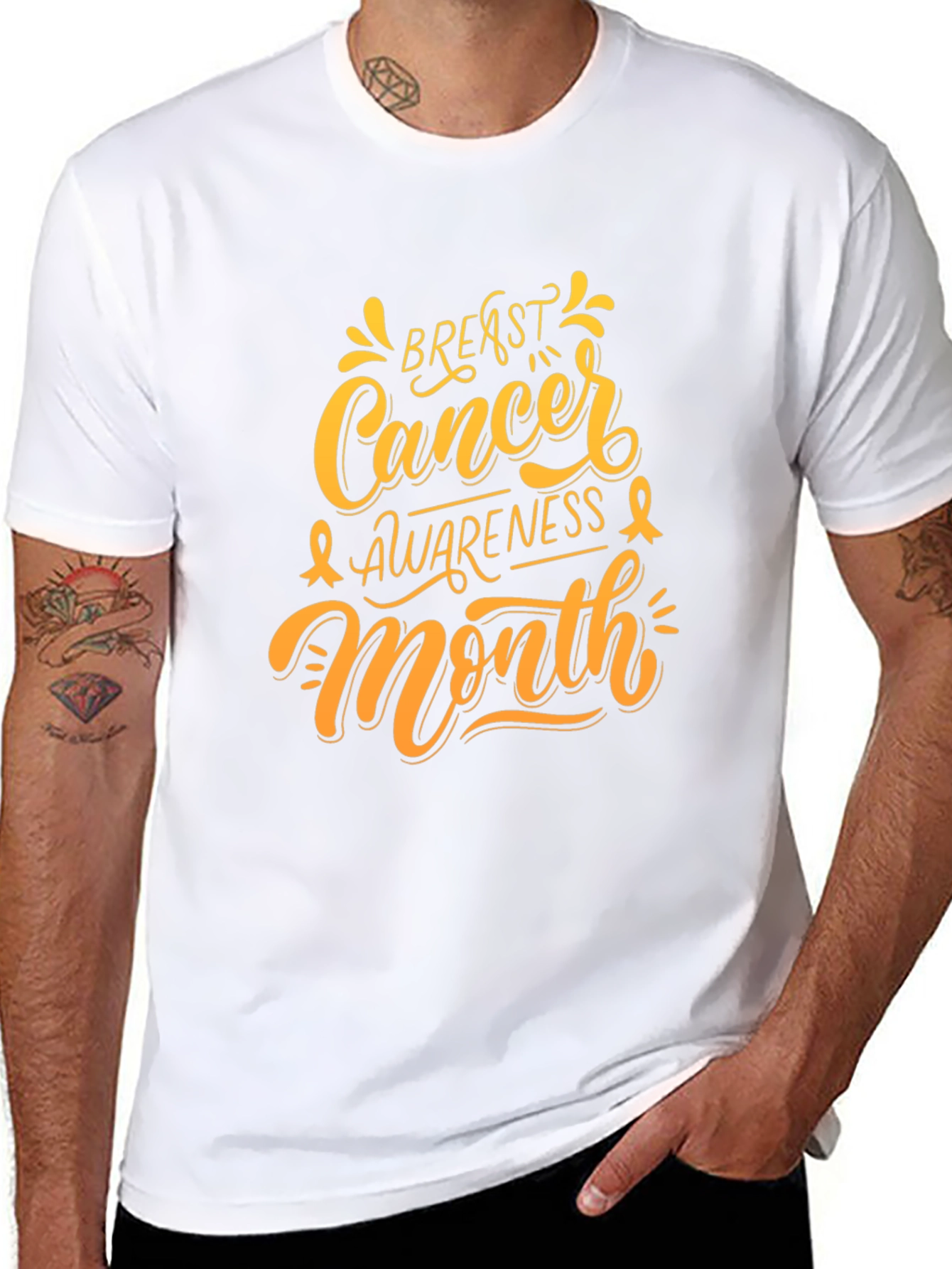 Breast Cancer Awareness Month Black T-Shirt
