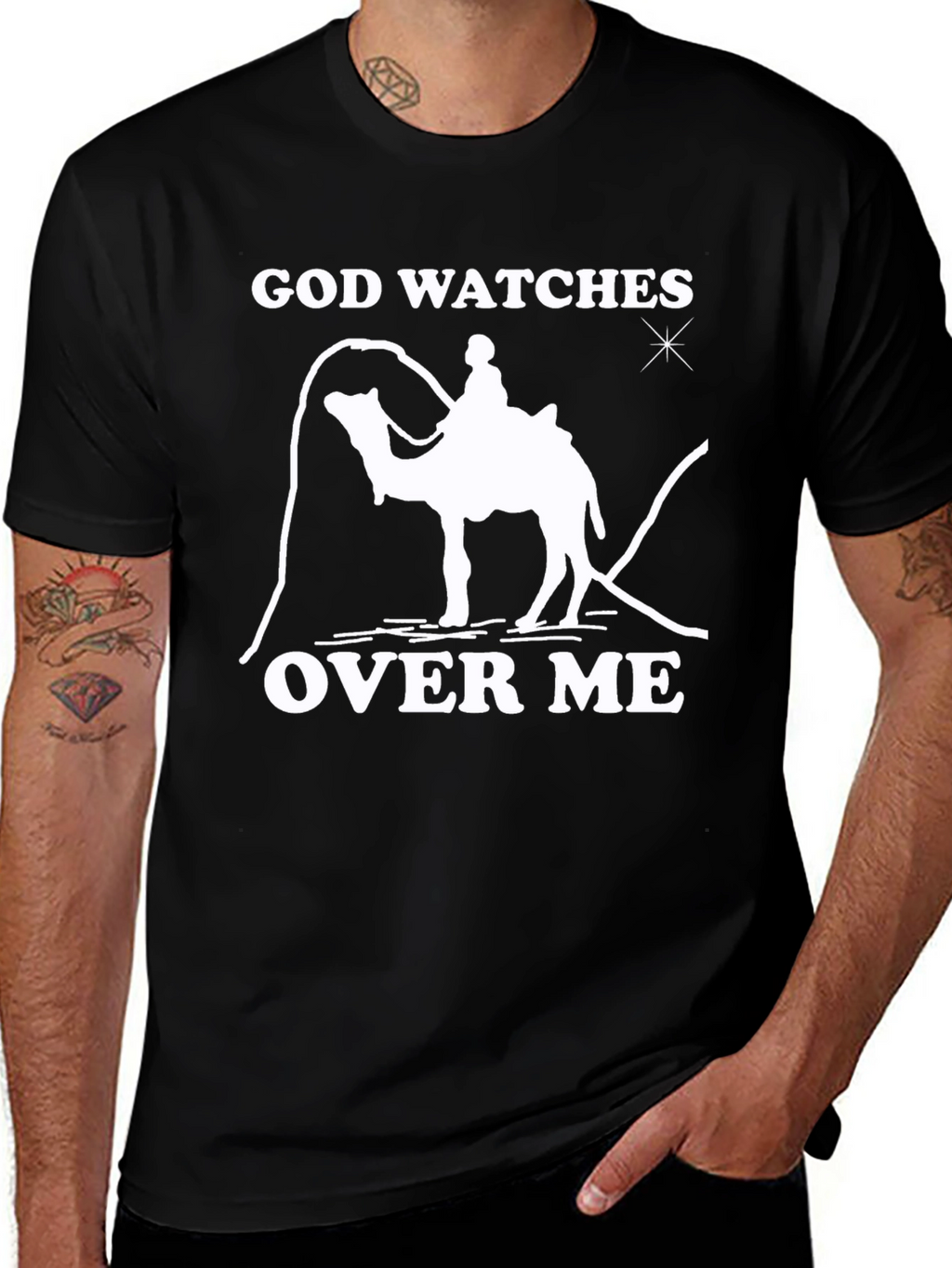 God Watches Over Me Graphic Tee