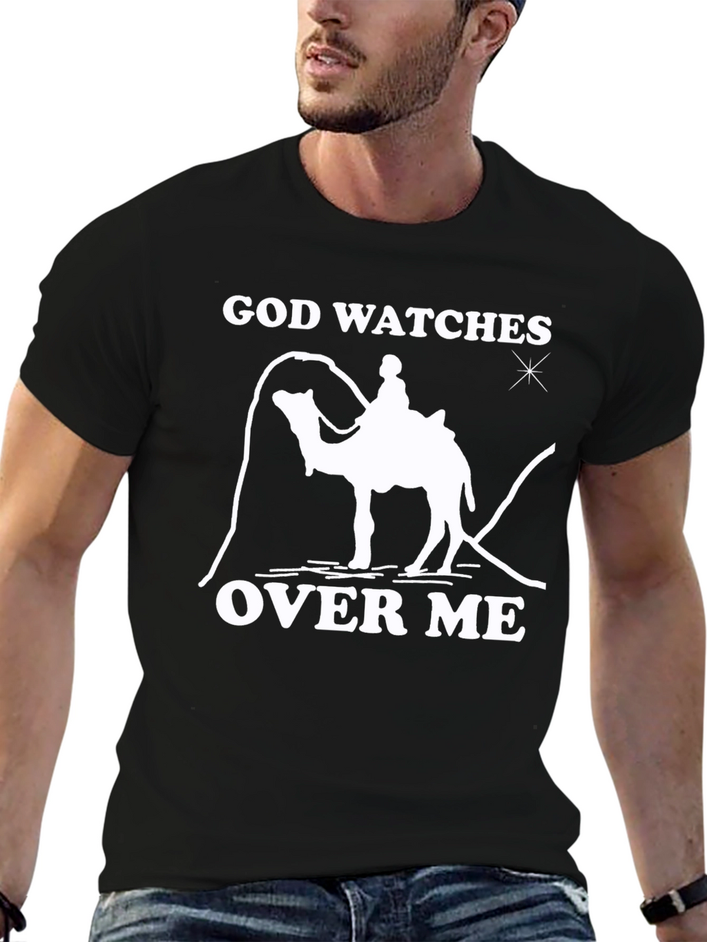 God Watches Over Me Graphic Tee