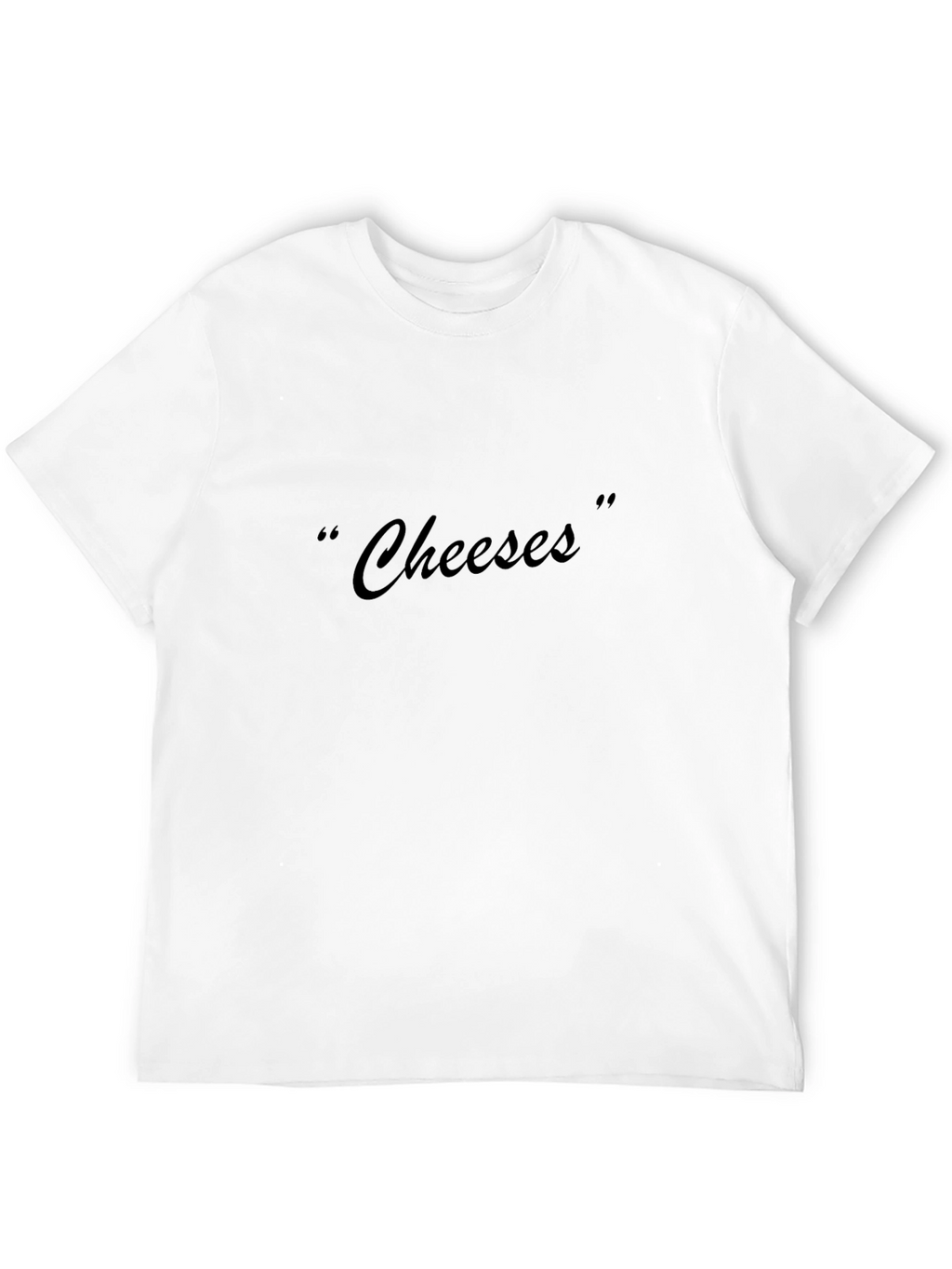 Cheeses Graphic Tee - Soft Cotton Crew Neck T-Shirt