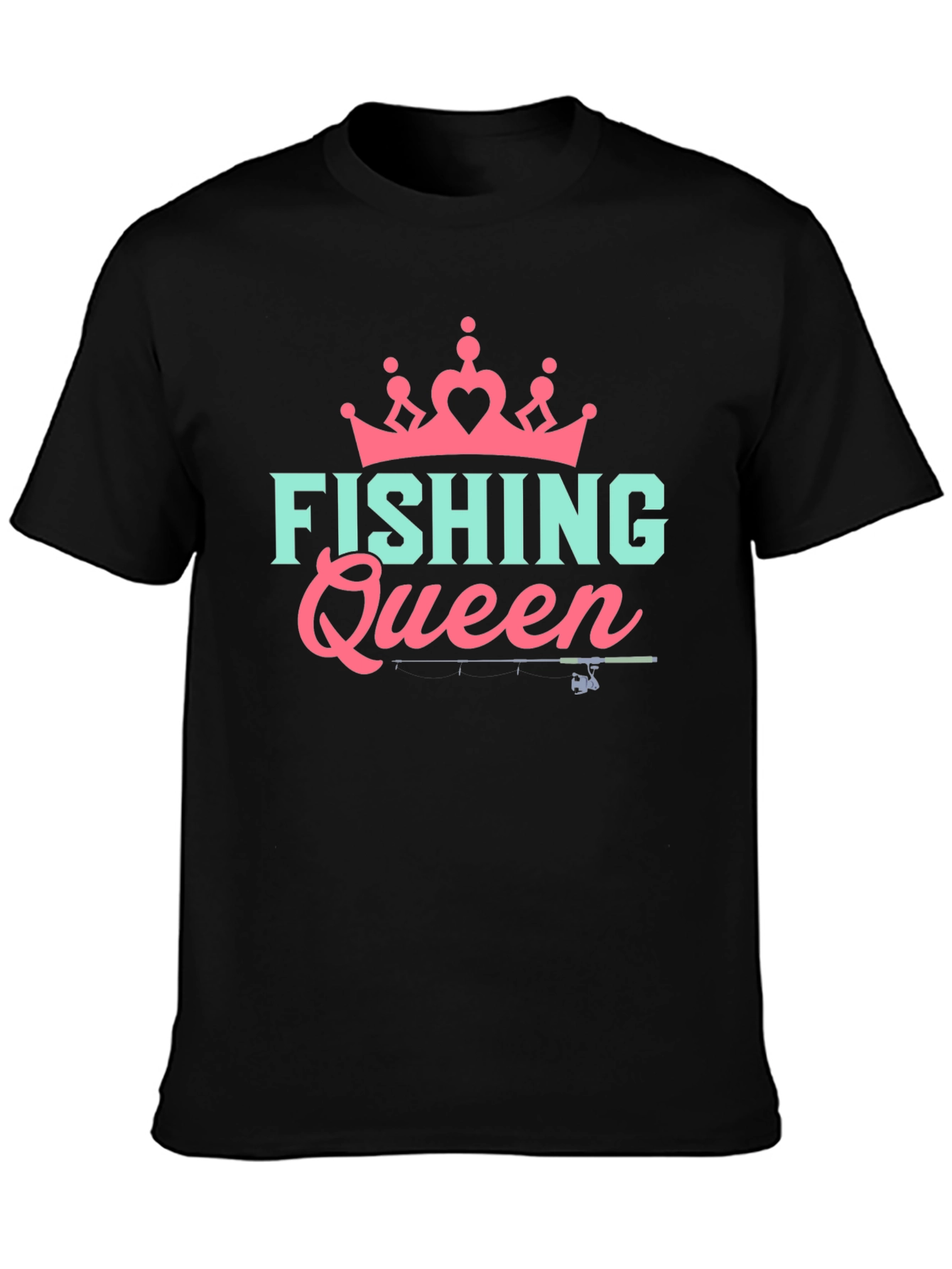 Fishing Queen T-Shirt - Angler Gift