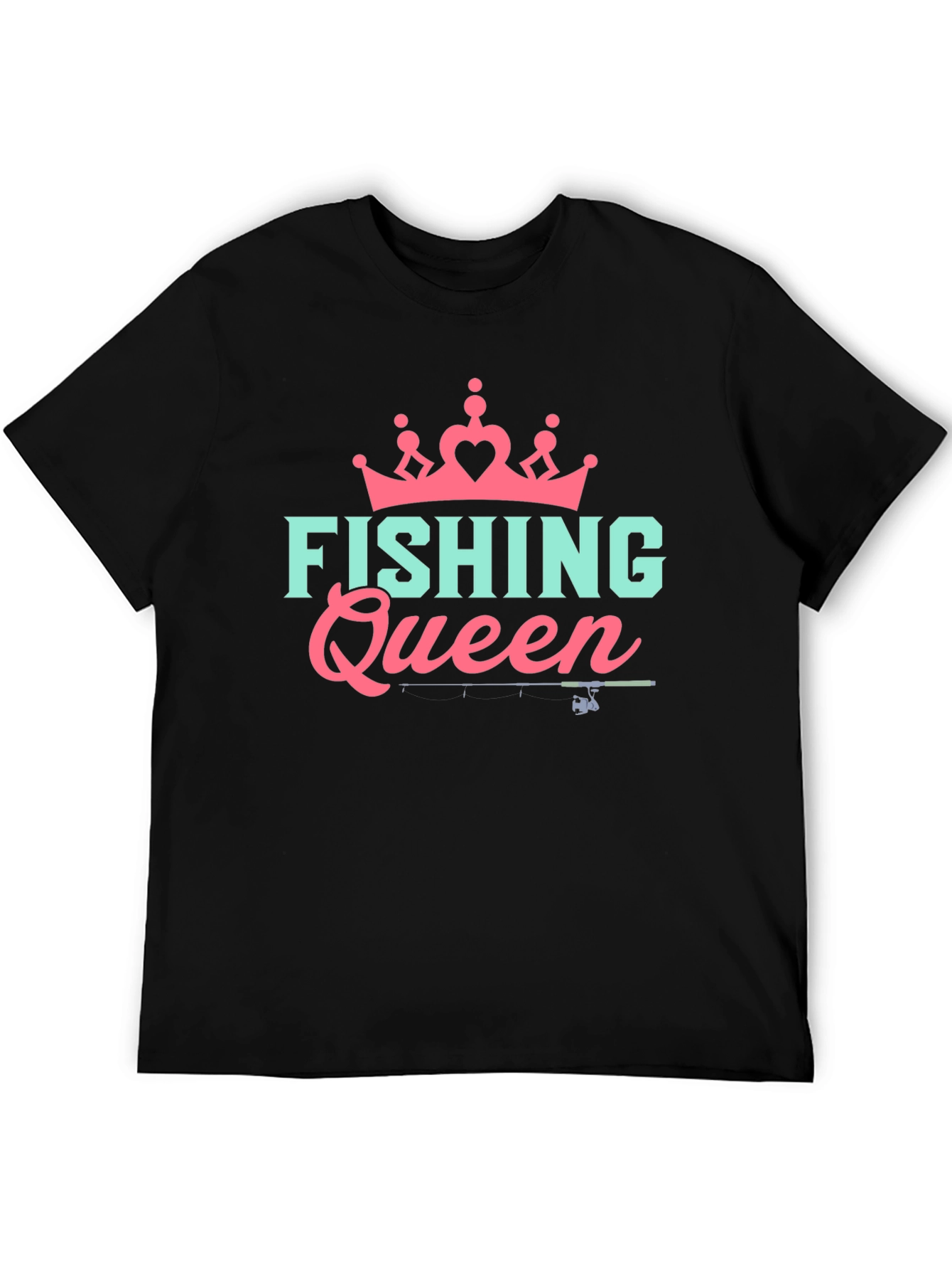 Fishing Queen T-Shirt - Angler Gift