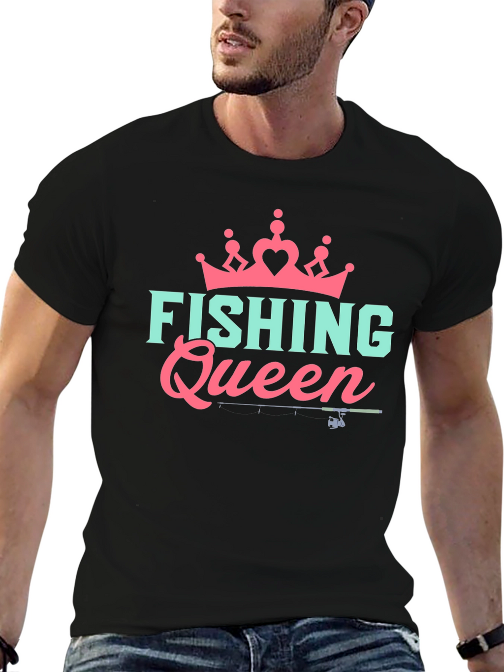 Fishing Queen T-Shirt - Angler Gift