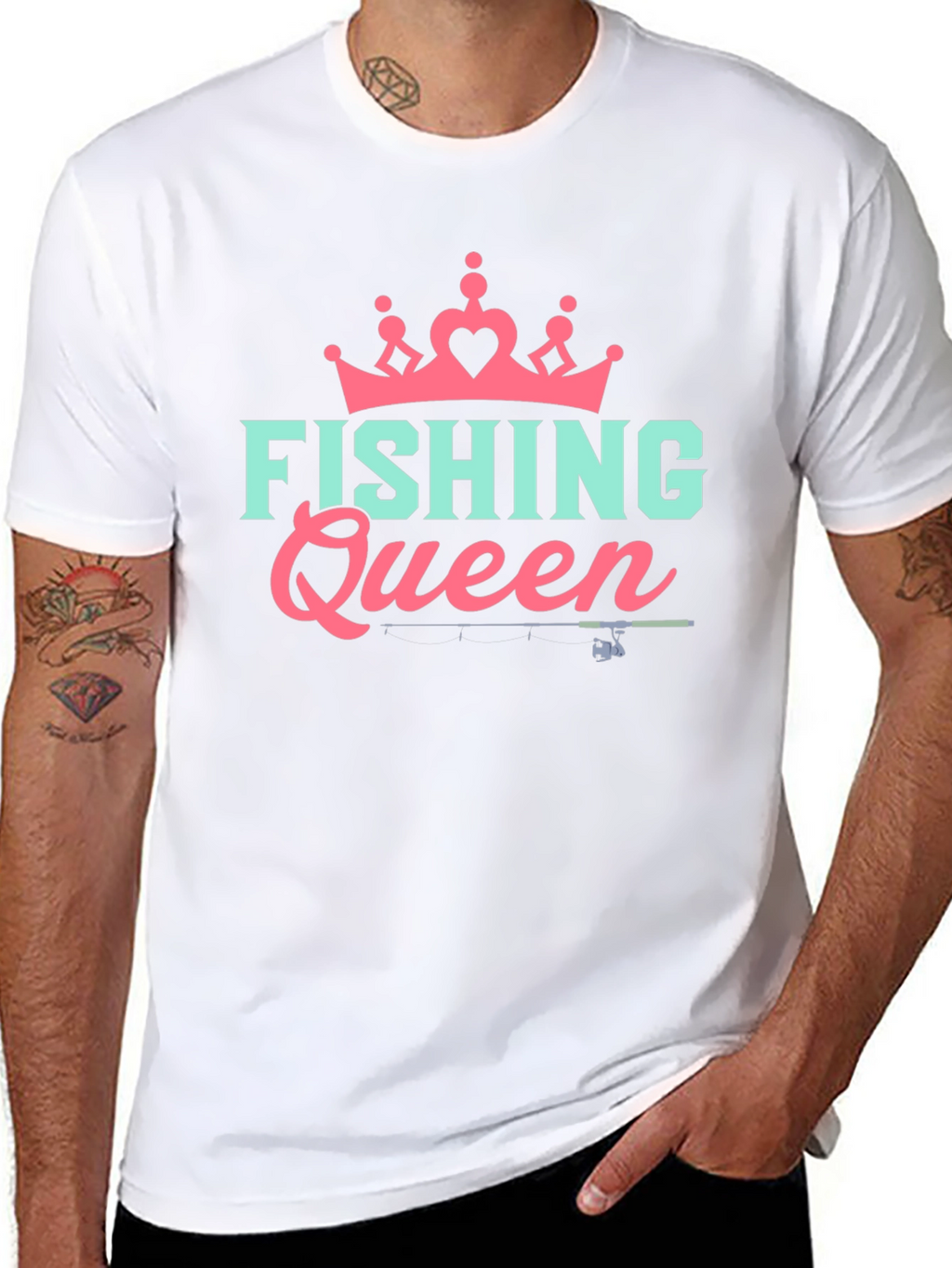 Fishing Queen T-Shirt - Angler Gift
