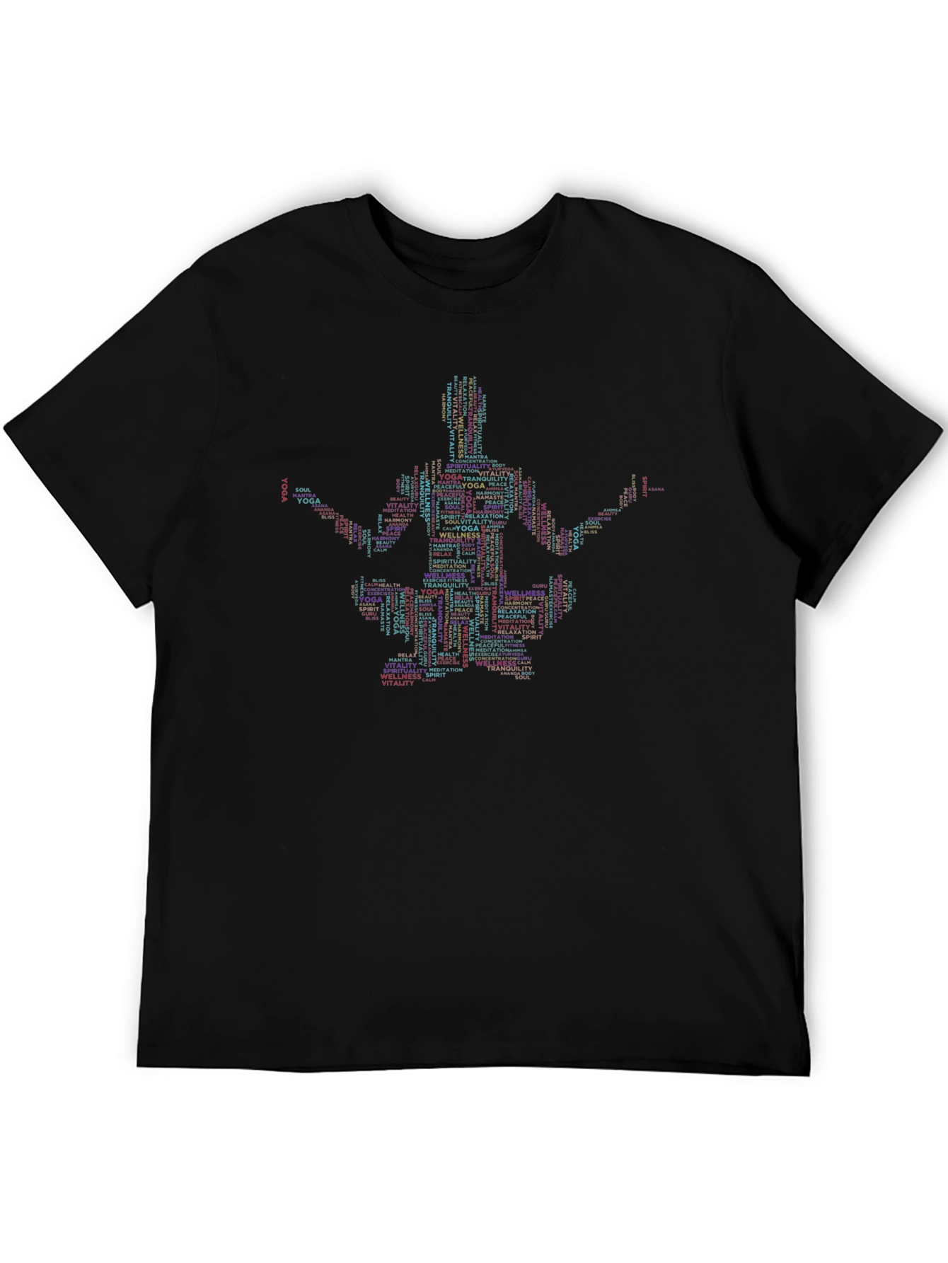 Yoga Word Art T-Shirt