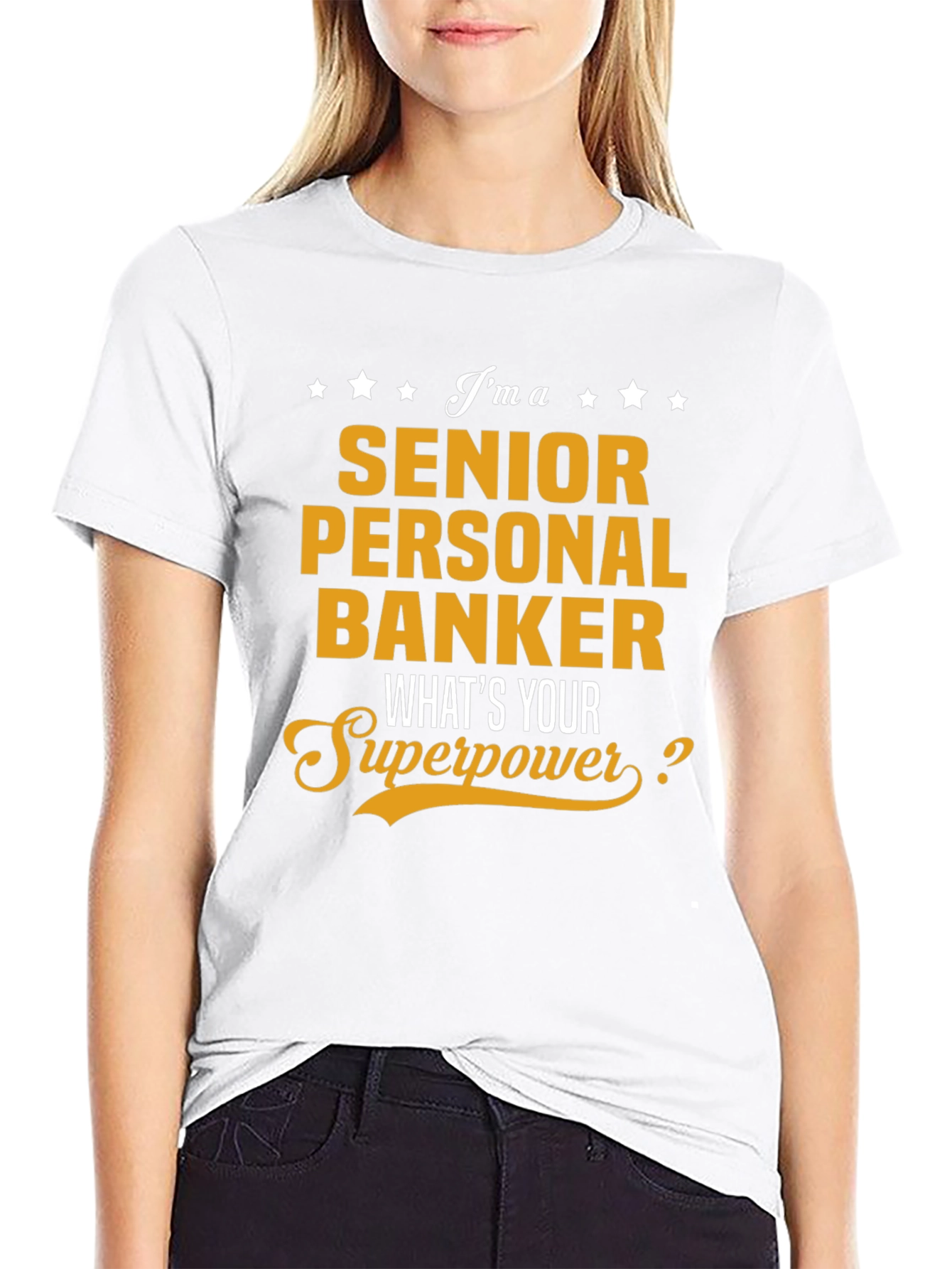 Senior Personal Banker T-Shirt - Superpower Tee