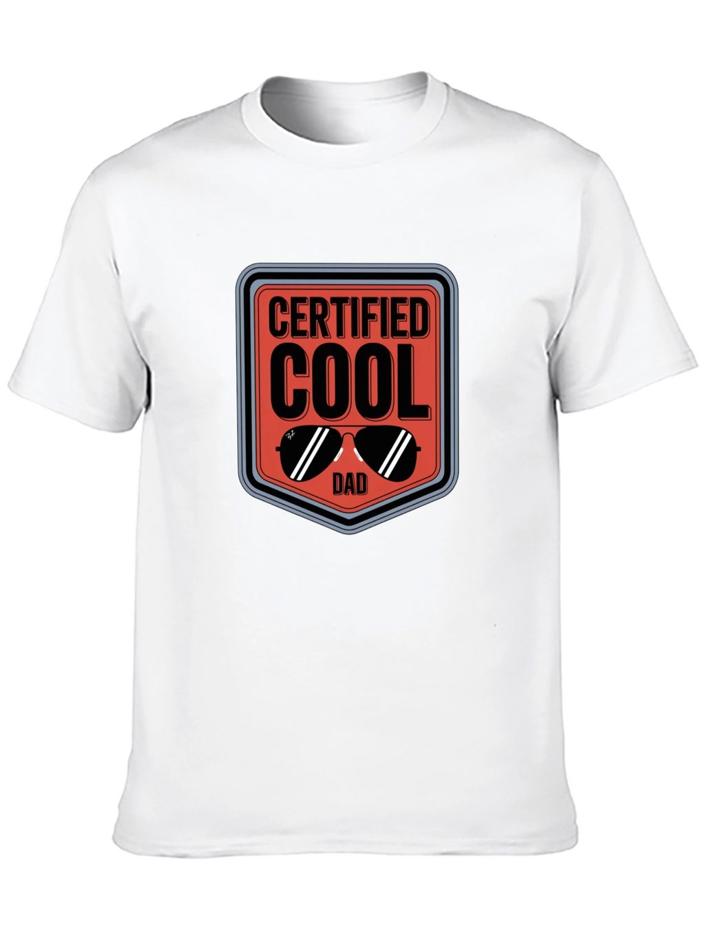 Cool Dad Certified Graphic Tee - Black